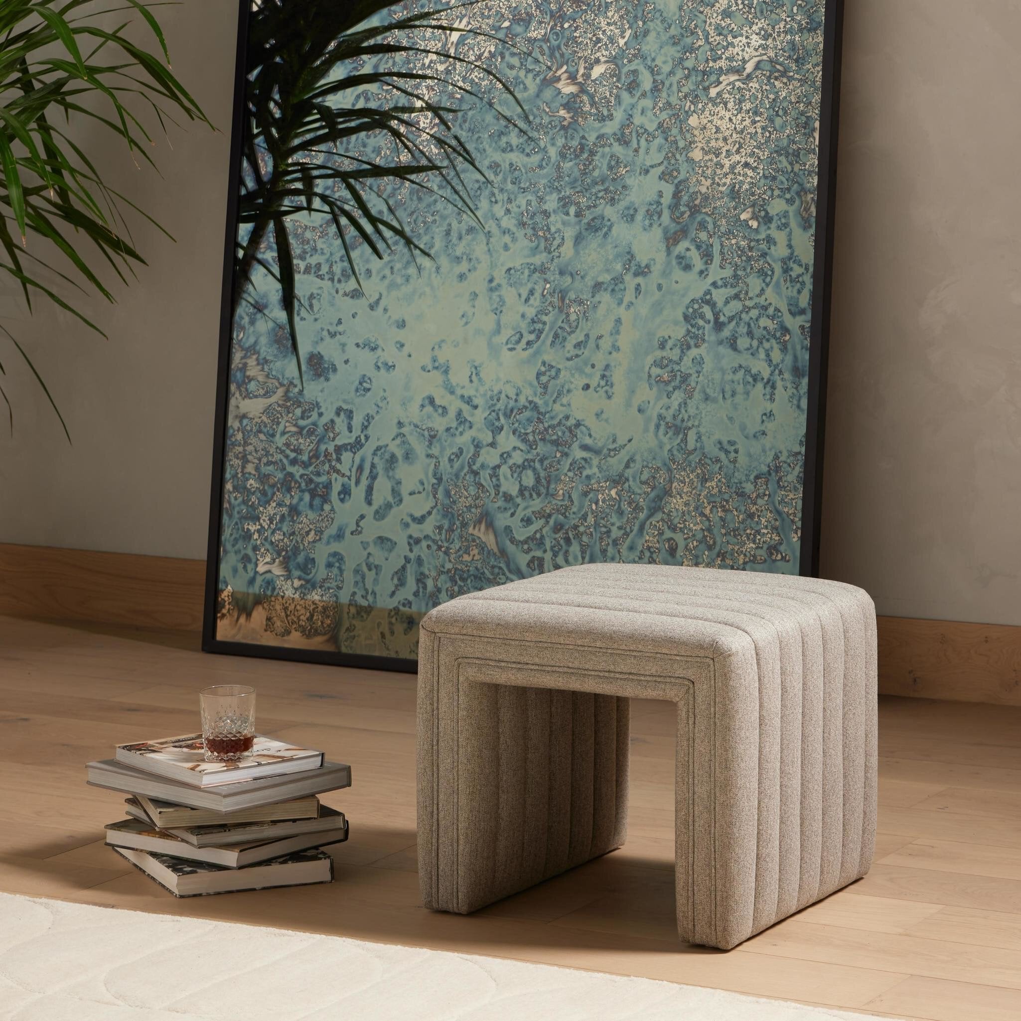 Augustine Ottoman ORLY NATURAL - StyleMeGHD - Ottomans, Benches + Poufs