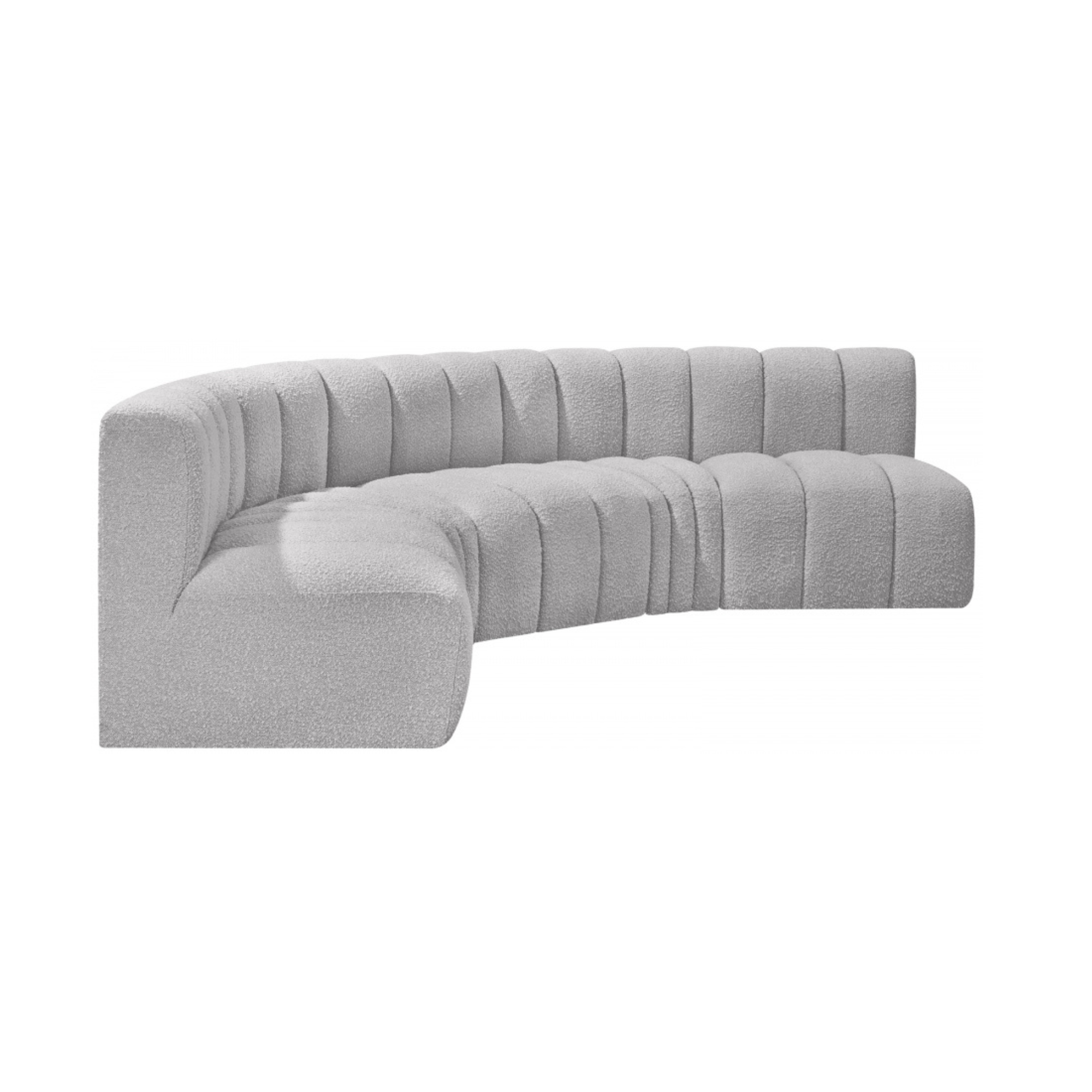 Arcelle Boucle 5pc Modular Sectional