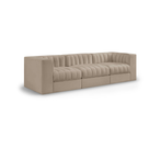 Rumina Velvet 3pc Modular Sofa