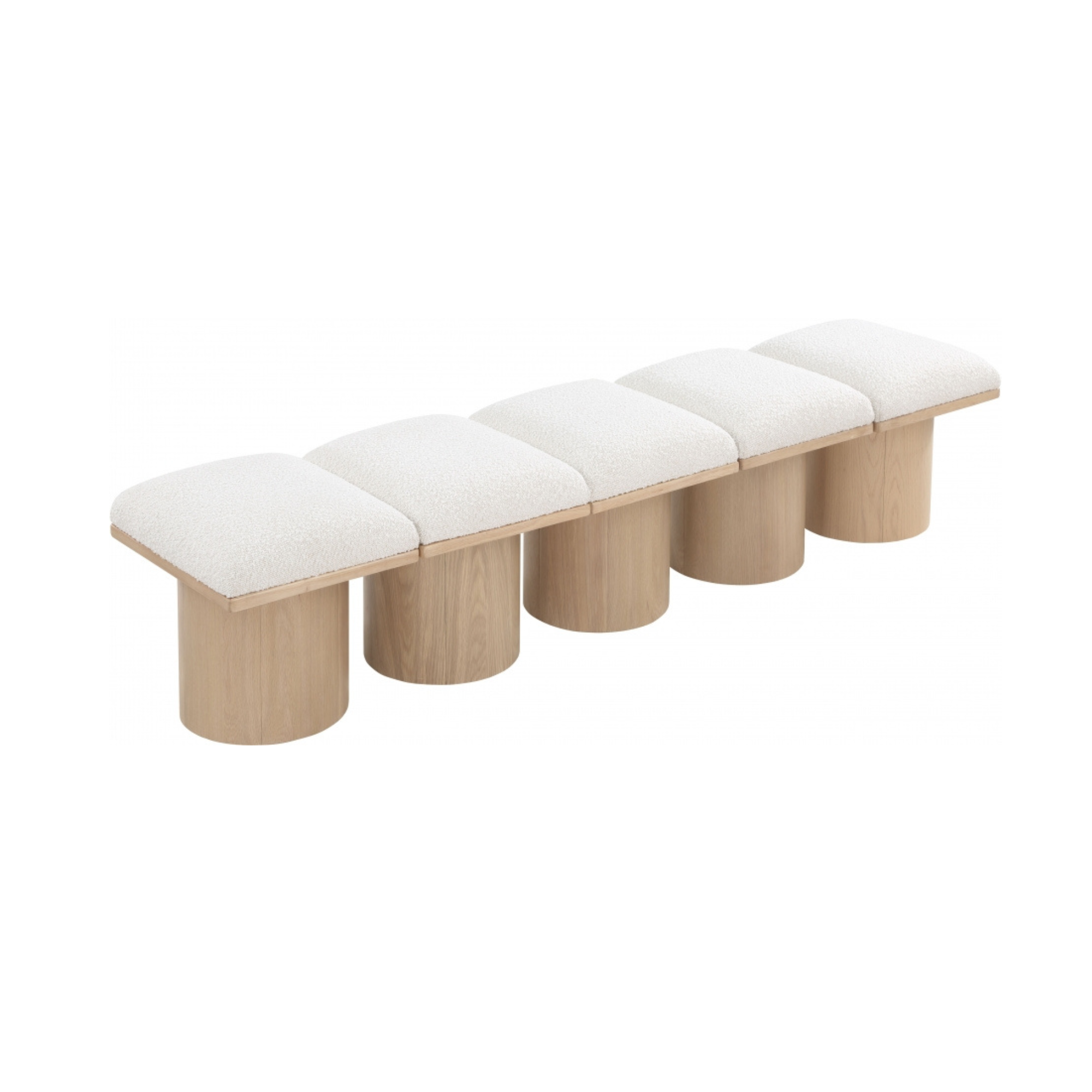 Pavaro Boucle 5pc Modular Bench