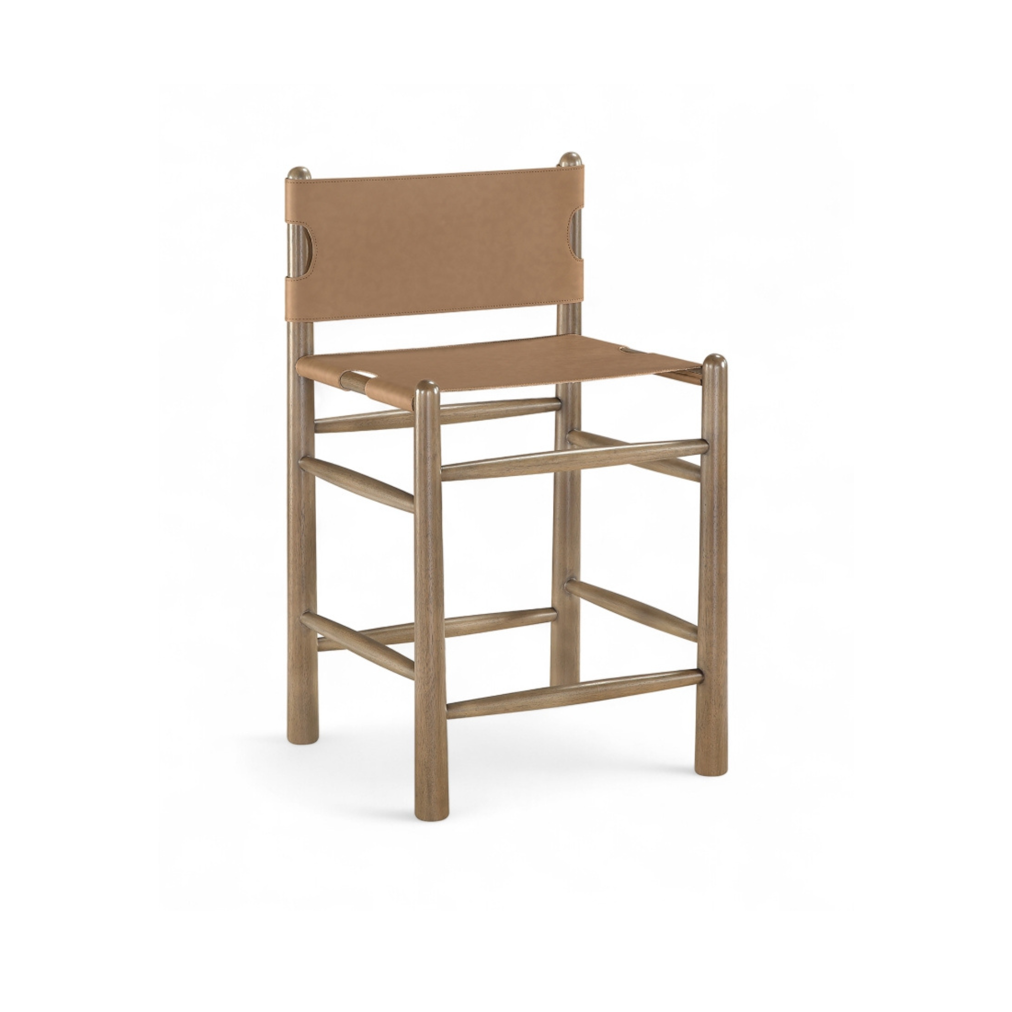Alma Leather Counter Stool