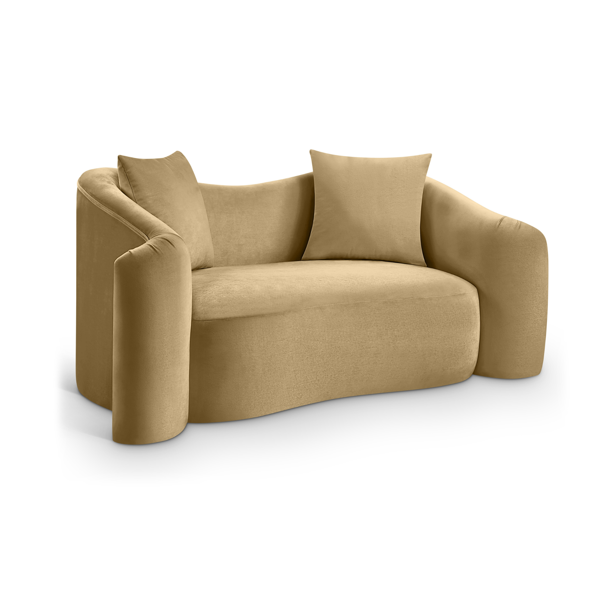 Daston Velvet Loveseat