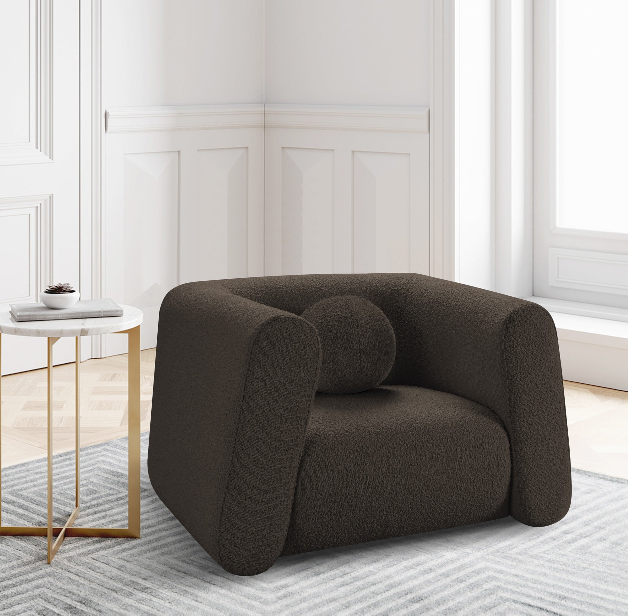 Abbott Boucle Upholstered Chair