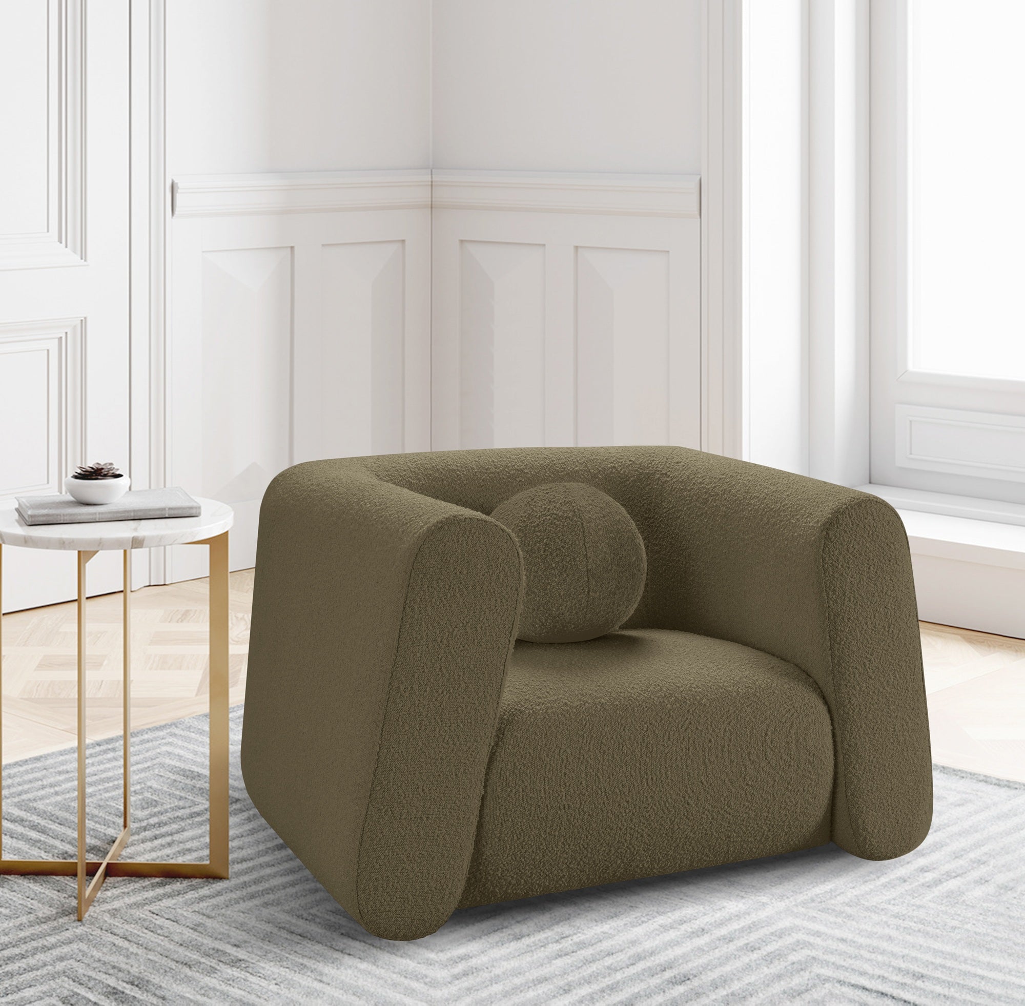 Abbott Boucle Upholstered Chair