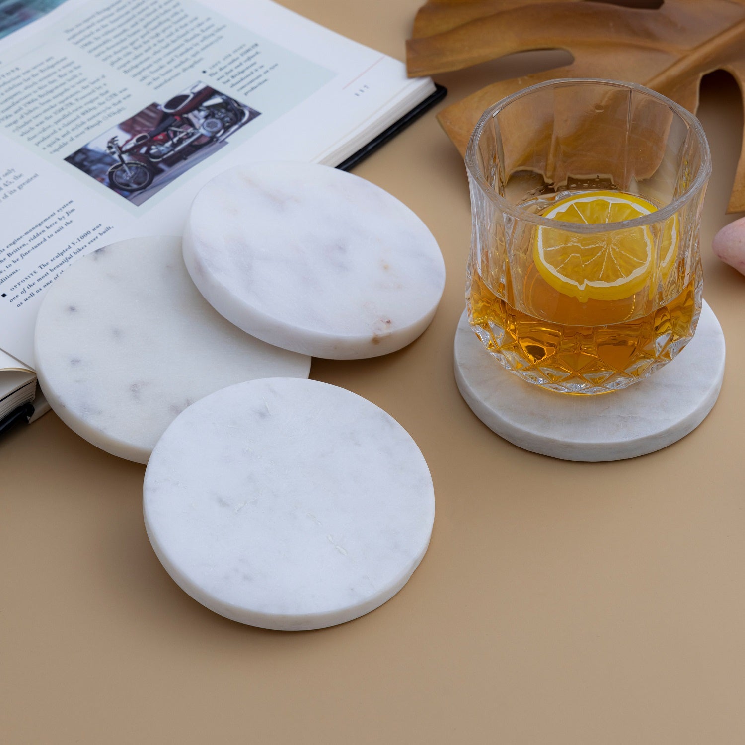 Athena Marble Coasters