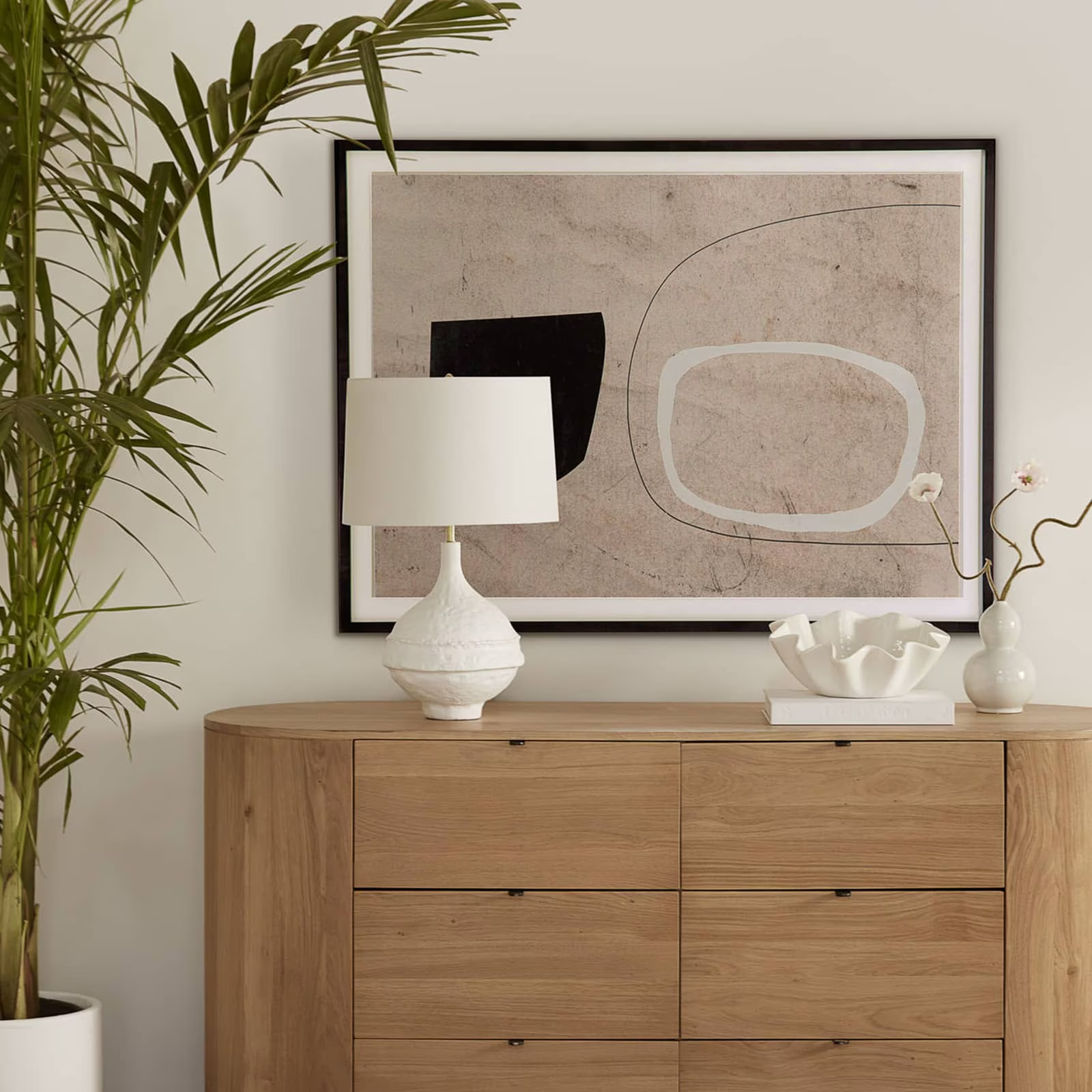 Maché Table Lamp