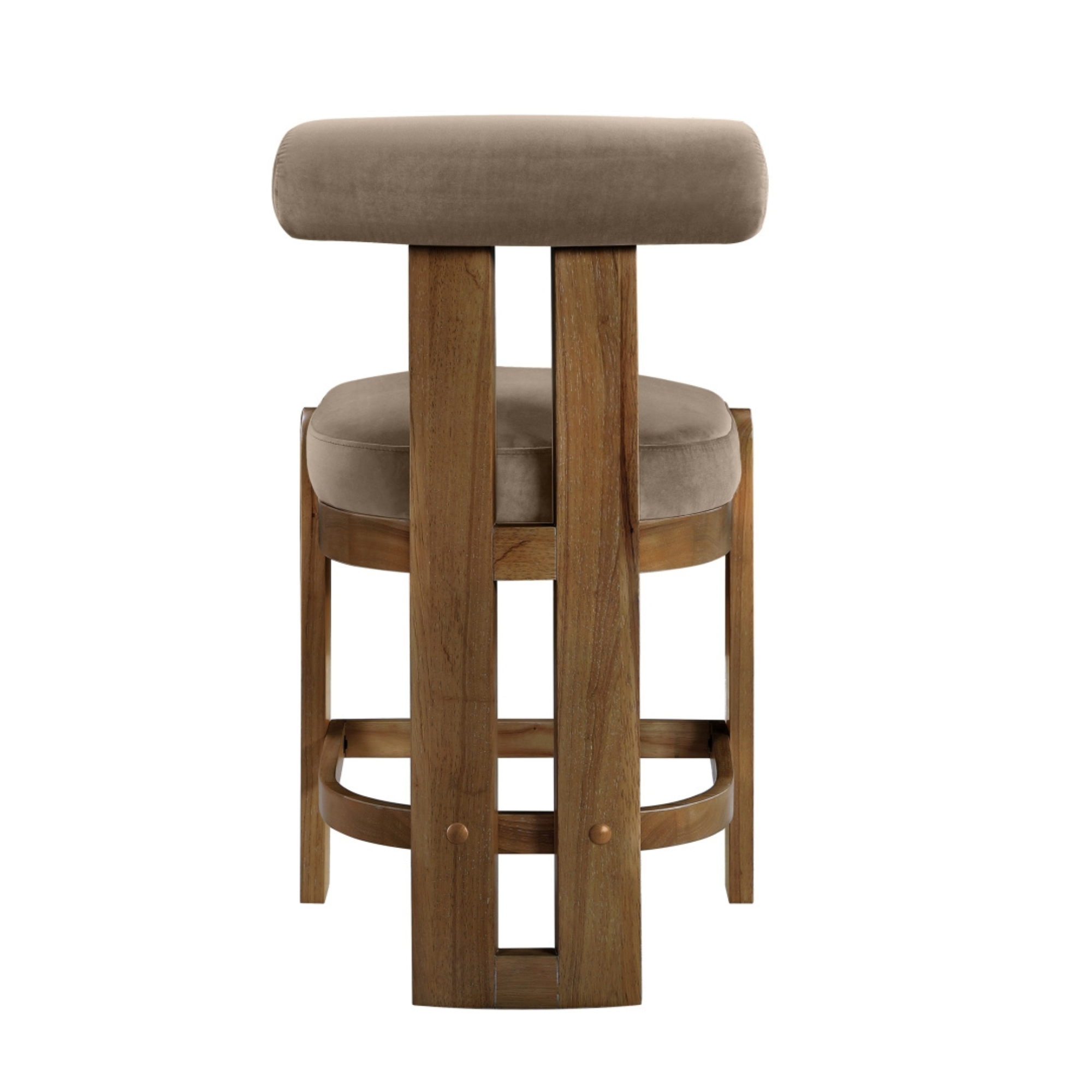 Isla Velvet Counter Stool, Set of 2-Bar + Counter Stools-StyleMeGHD