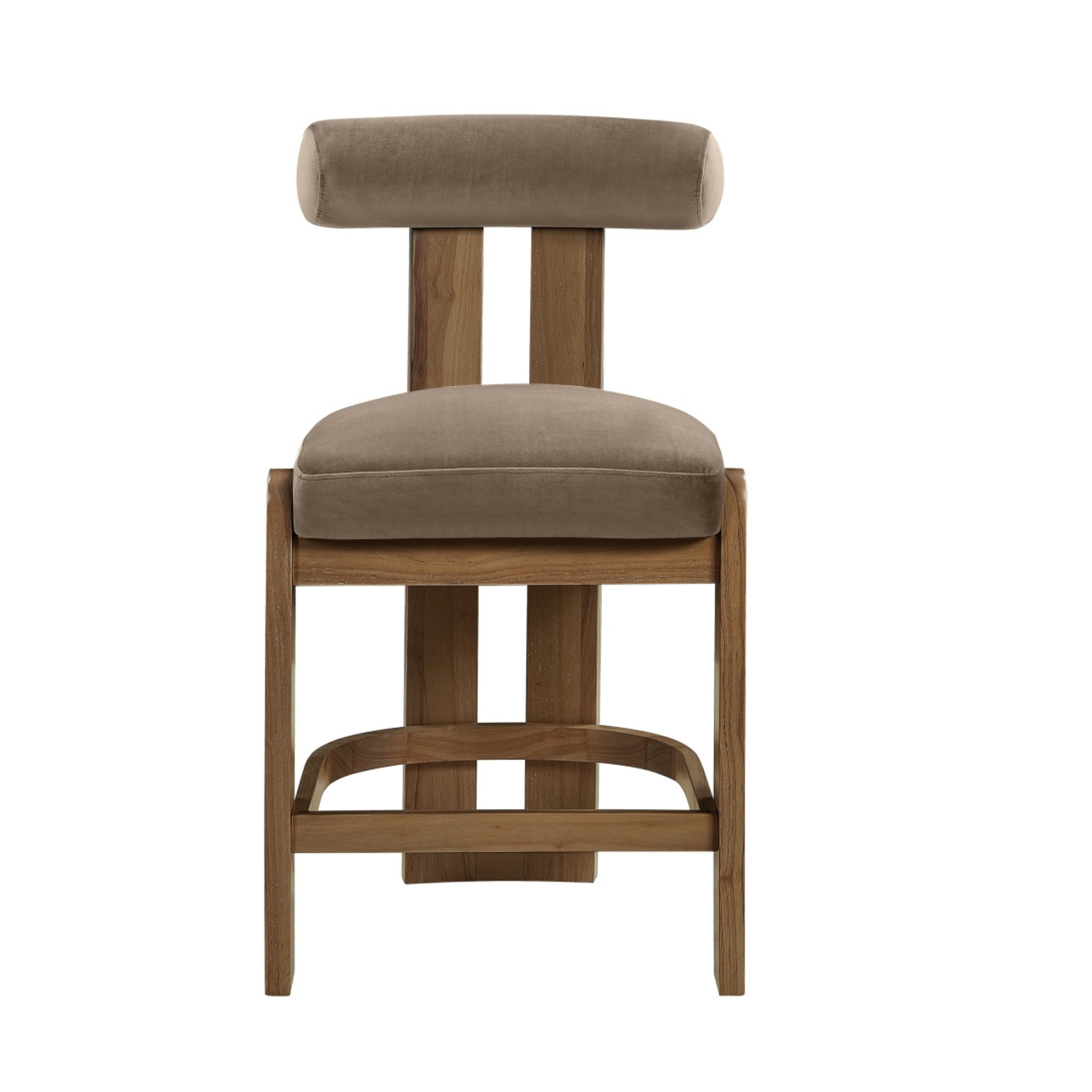 Isla Velvet Counter Stool, Set of 2-Bar + Counter Stools-StyleMeGHD