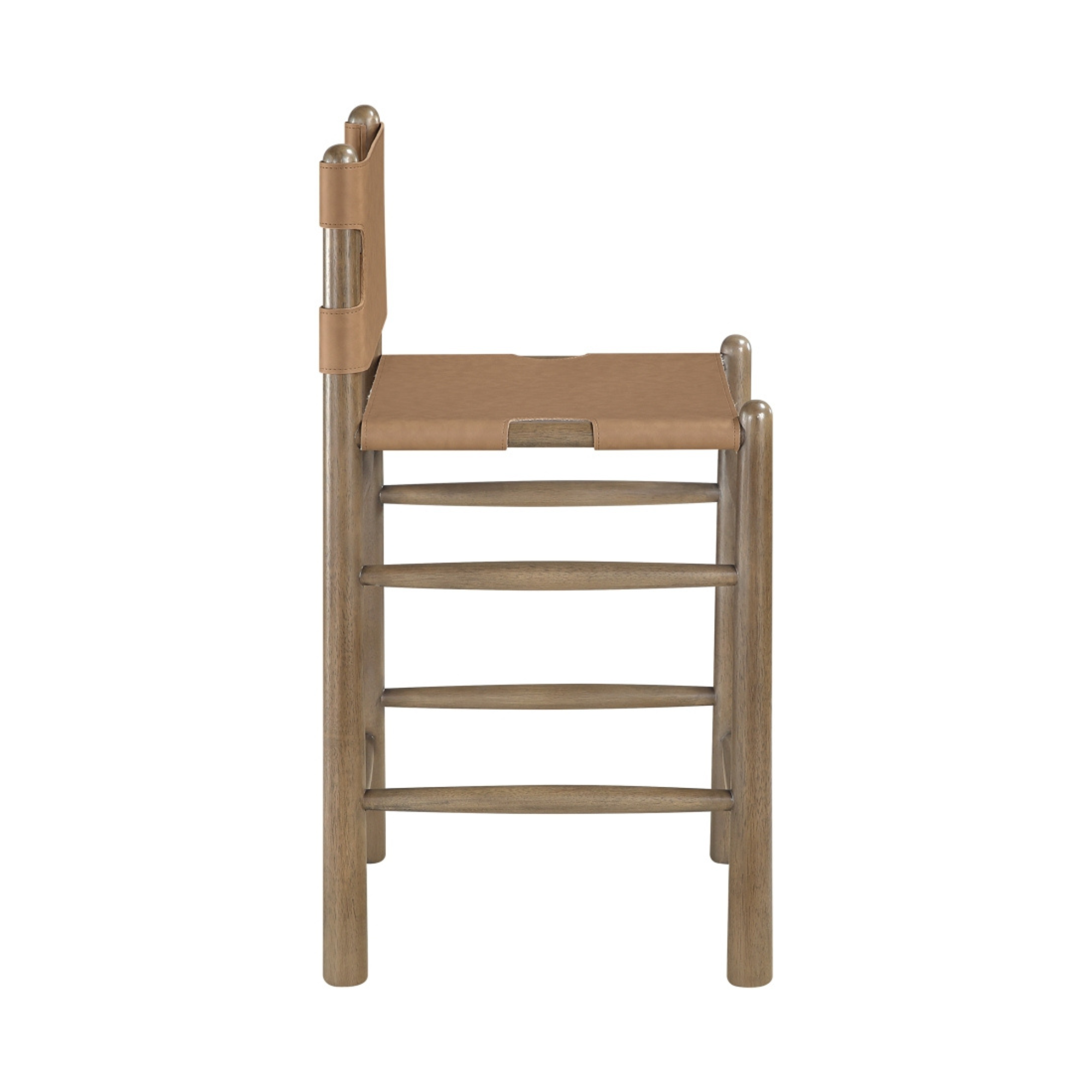 Alma Leather Counter Stool