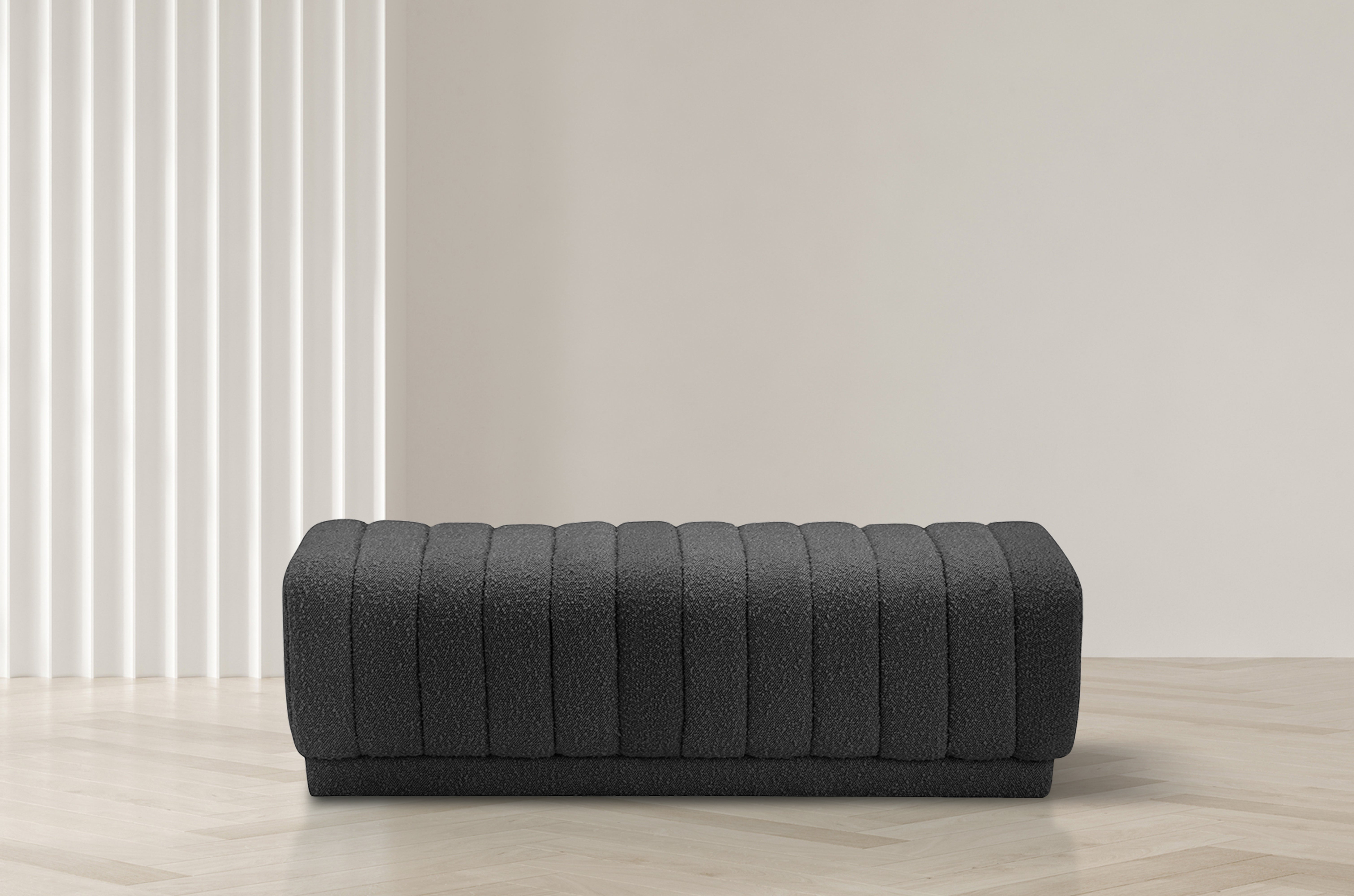 Harlow Boucle Upholstered Bench