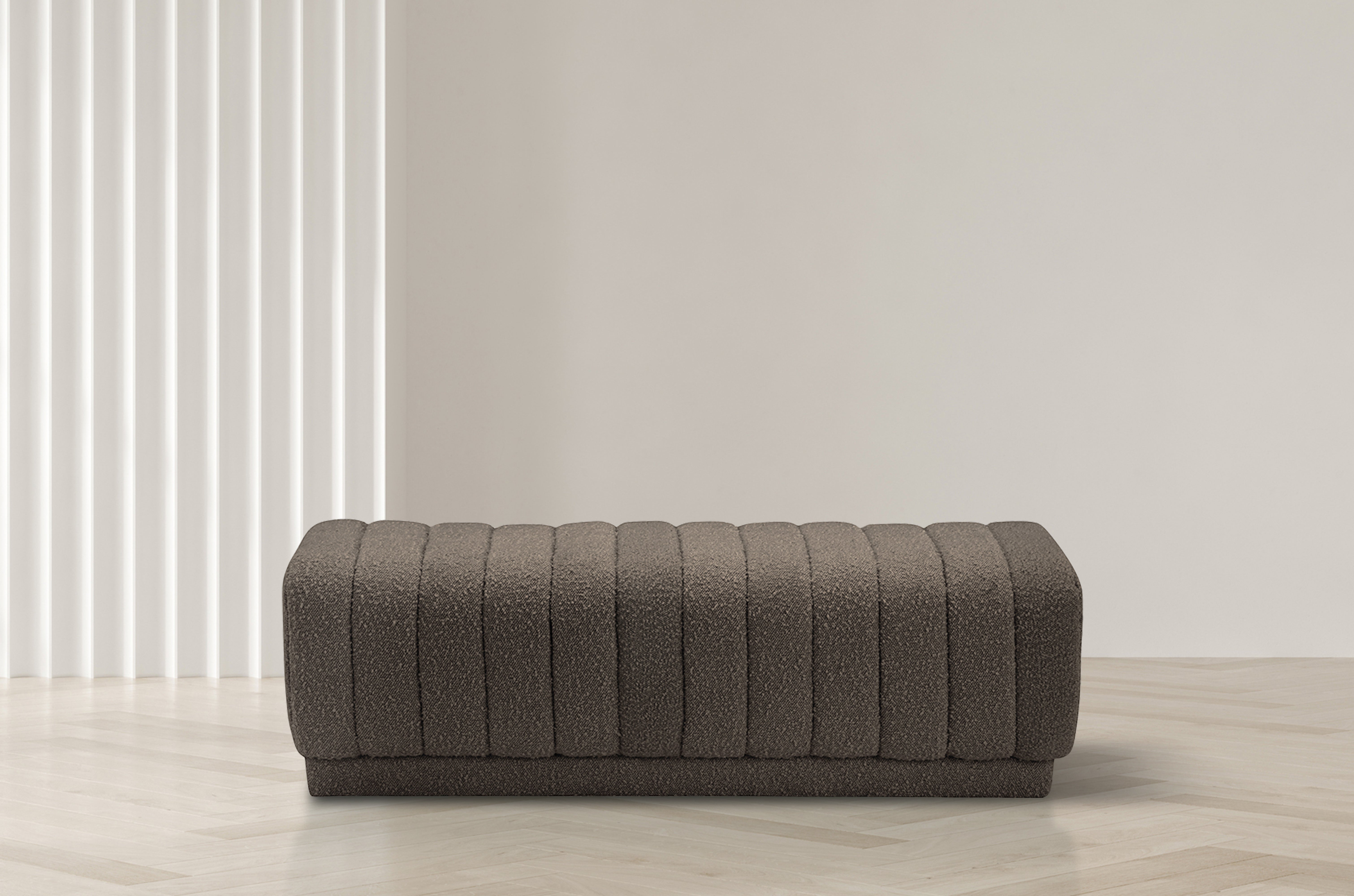 Harlow Boucle Upholstered Bench