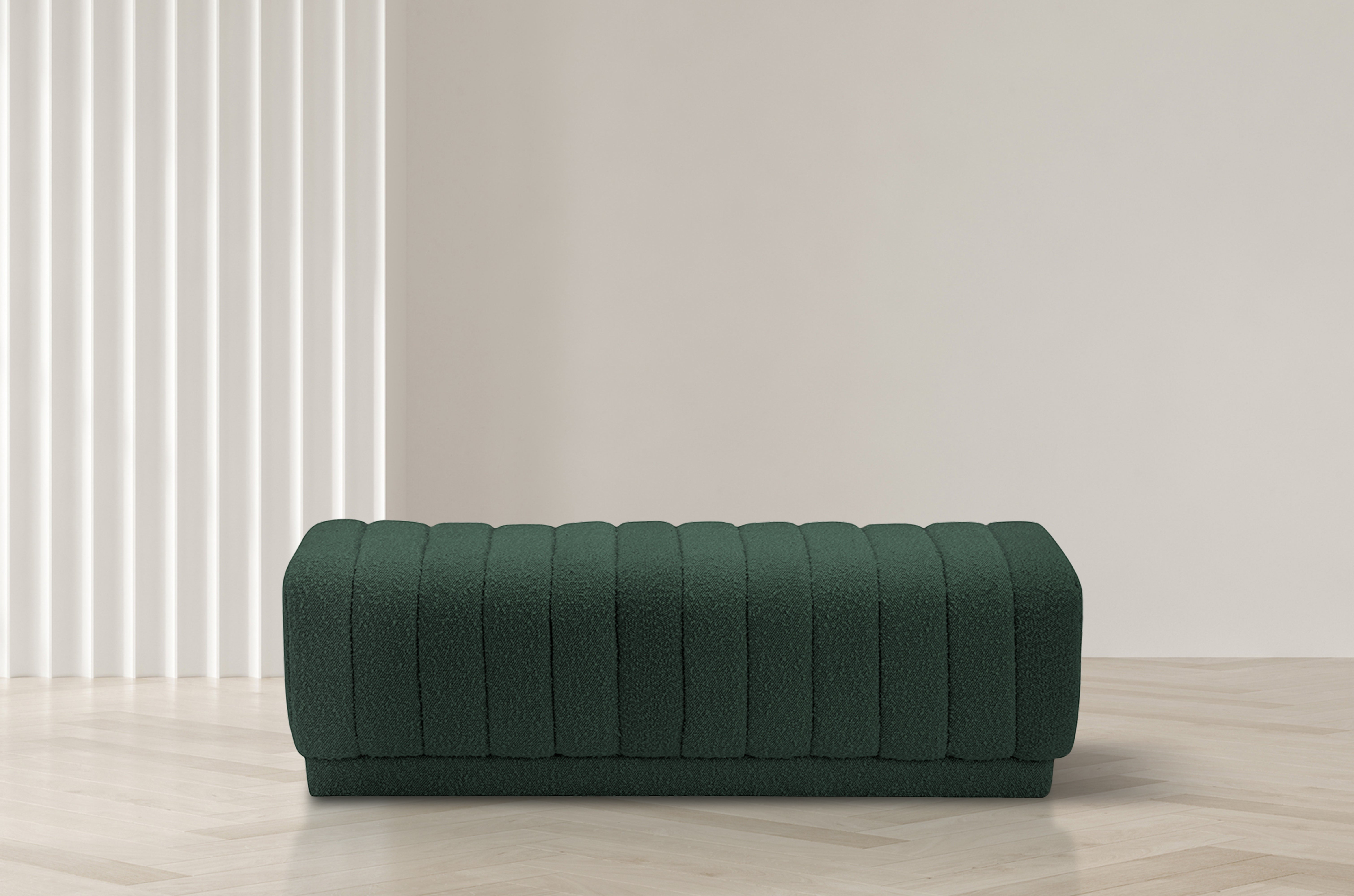 Harlow Boucle Upholstered Bench