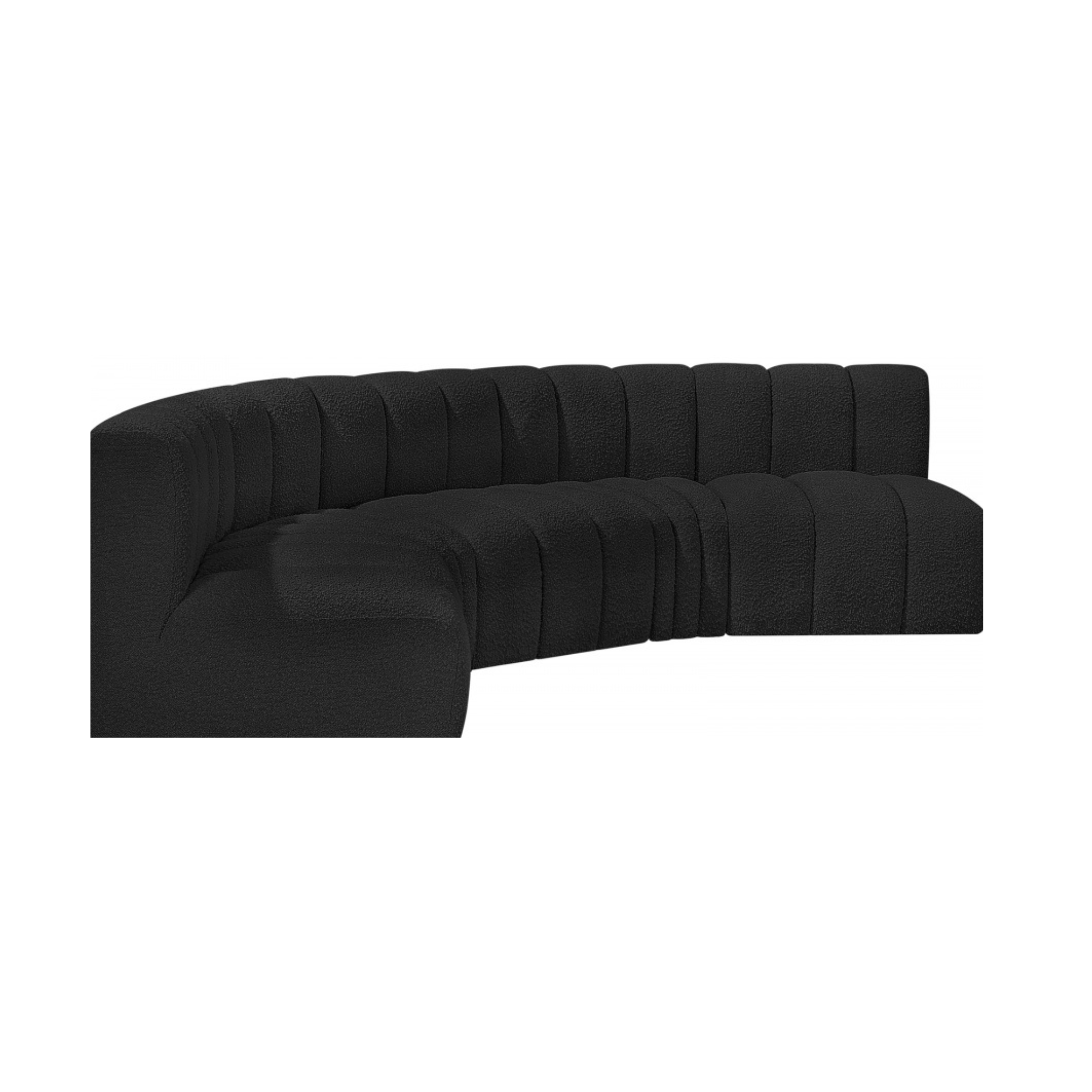 Arcelle Boucle 5pc Modular Sectional
