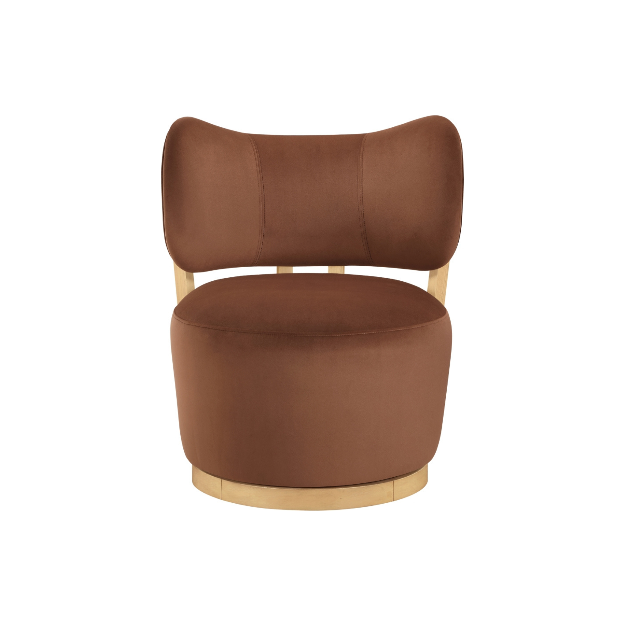 Velara Velvet Swivel Chair
