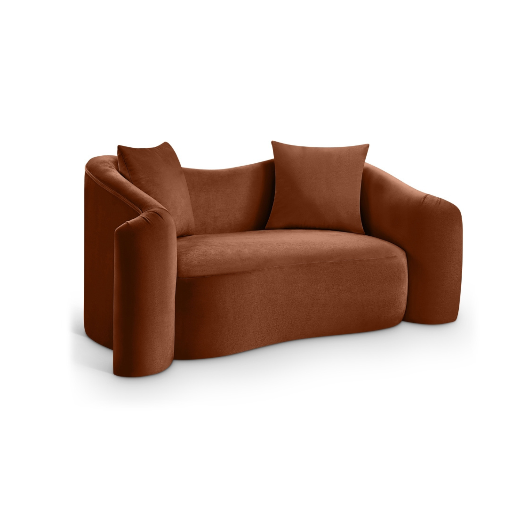 Daston Velvet Loveseat