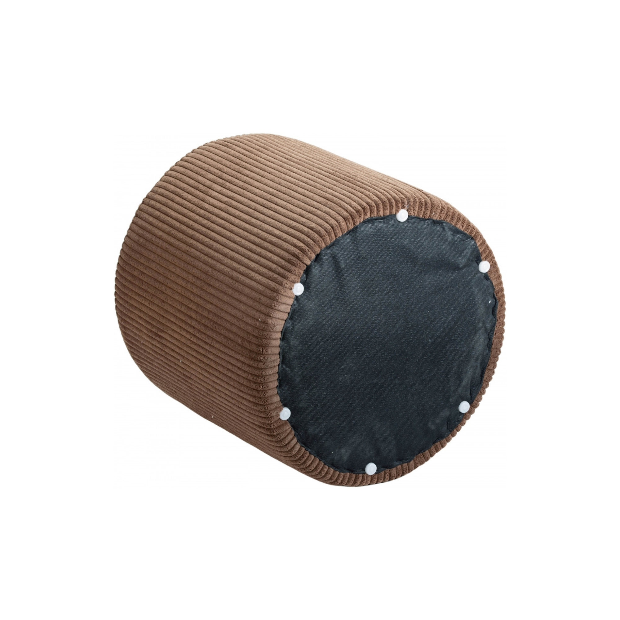Royle Round Microsuede Stool
