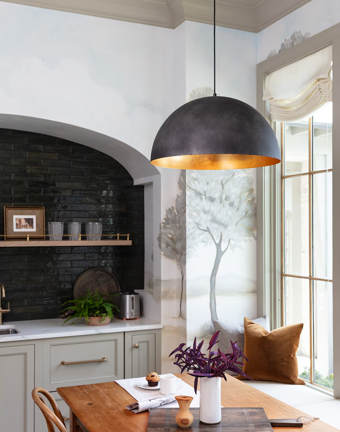 Steel Dome Pendant