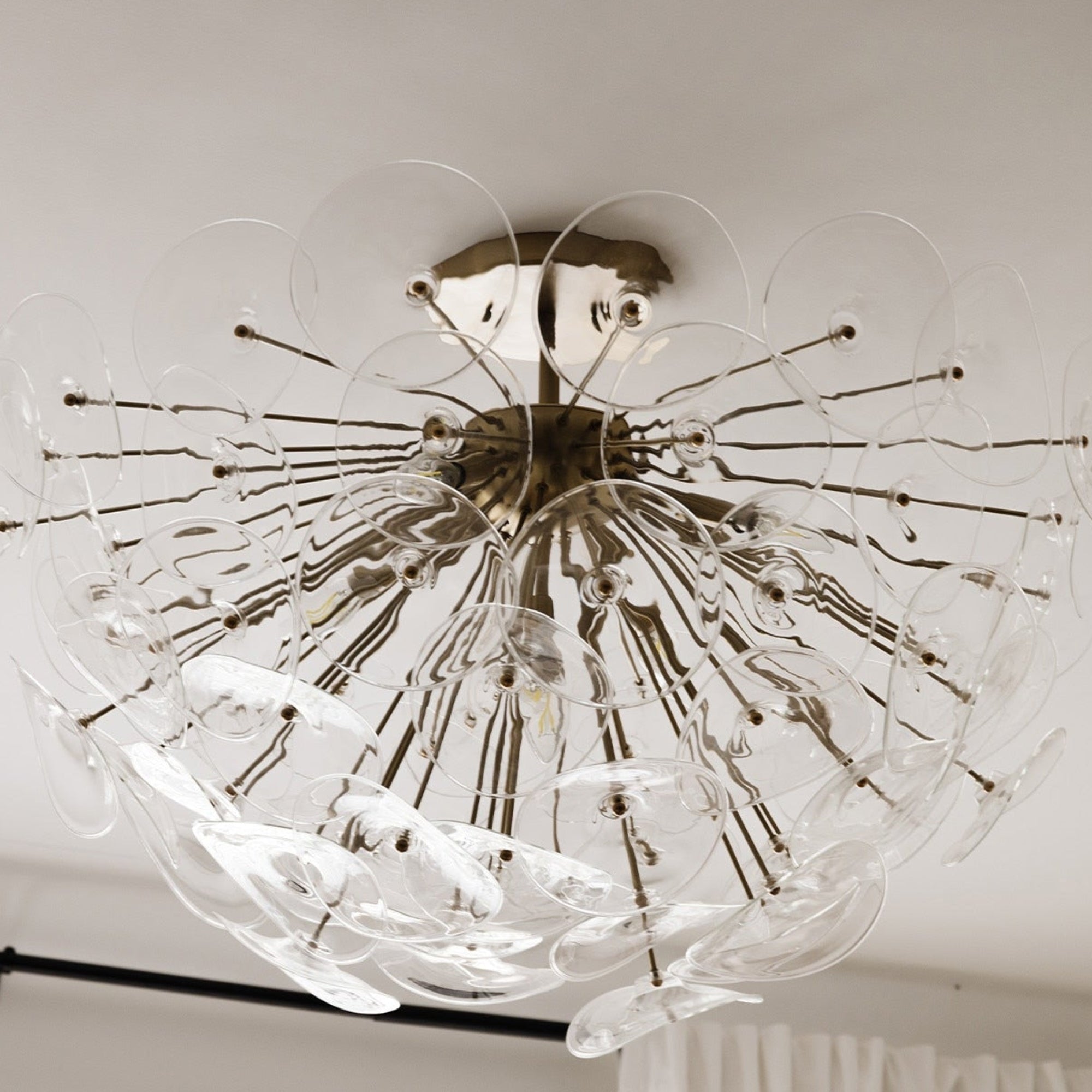 Poppy Glass Semi Flush Mount - StyleMeGHD - Chandeliers