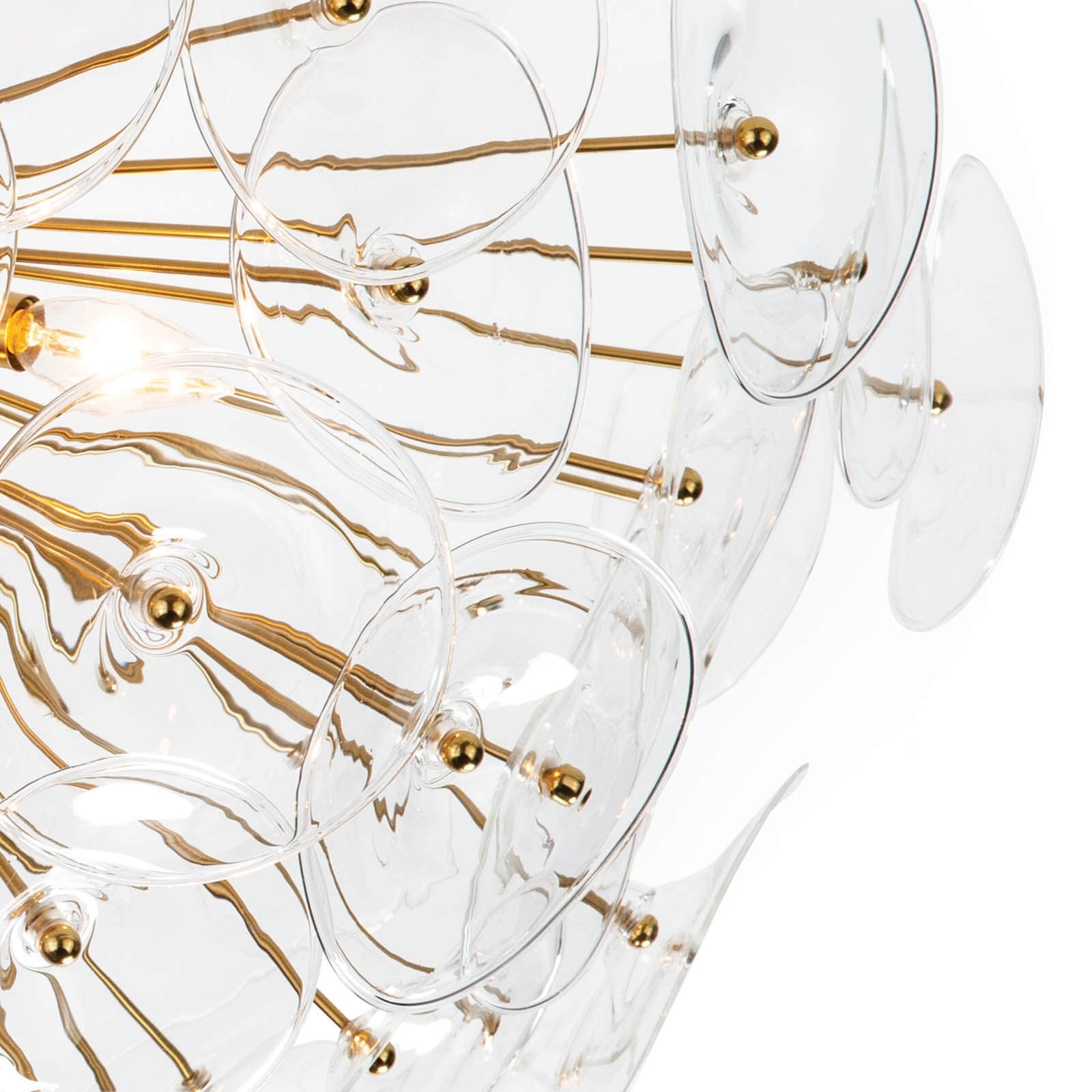 Poppy Glass Semi Flush Mount - StyleMeGHD - Chandeliers