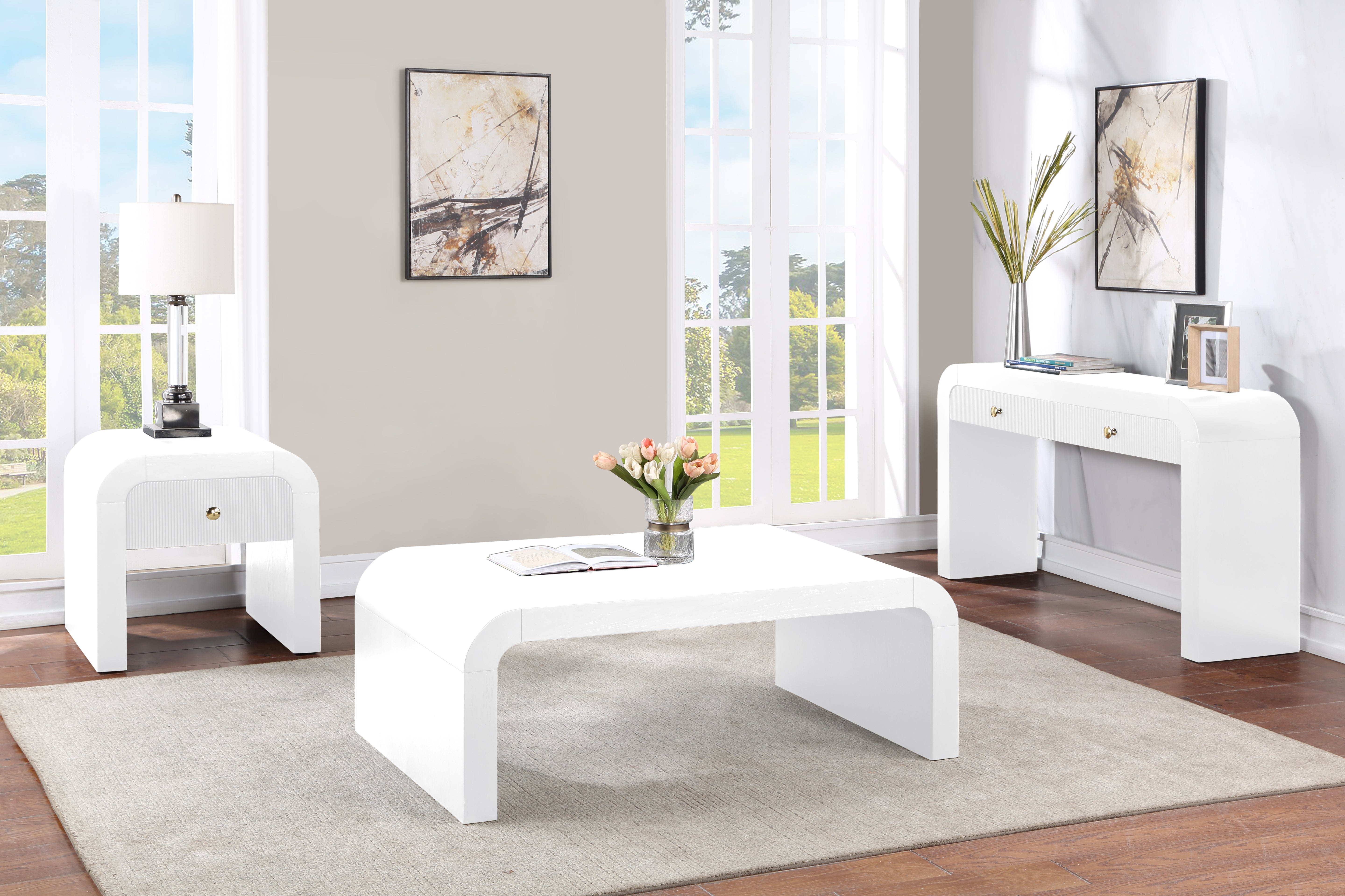 Artessa Ash Veneer Console Table - StyleMeGHD - Consoles + Sideboards