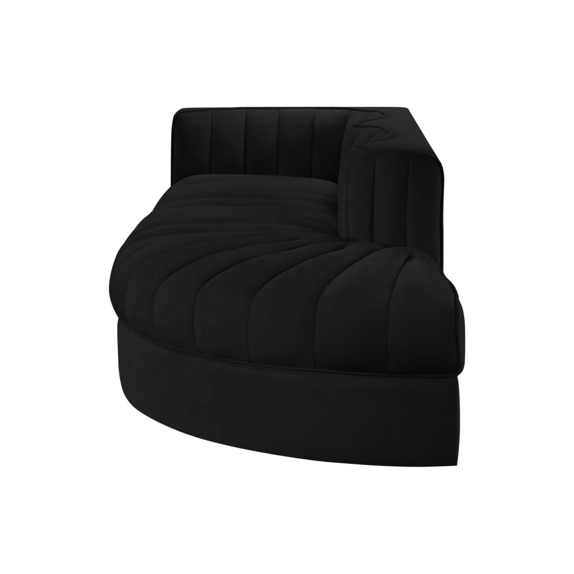 Rumina Velvet 3pc Modular Sectional