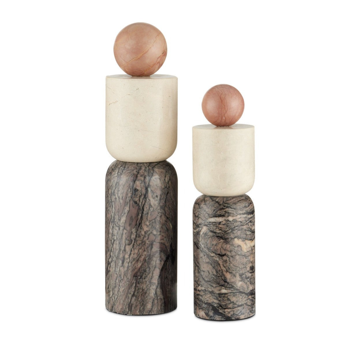 Liam Marble Objects, Set of 2