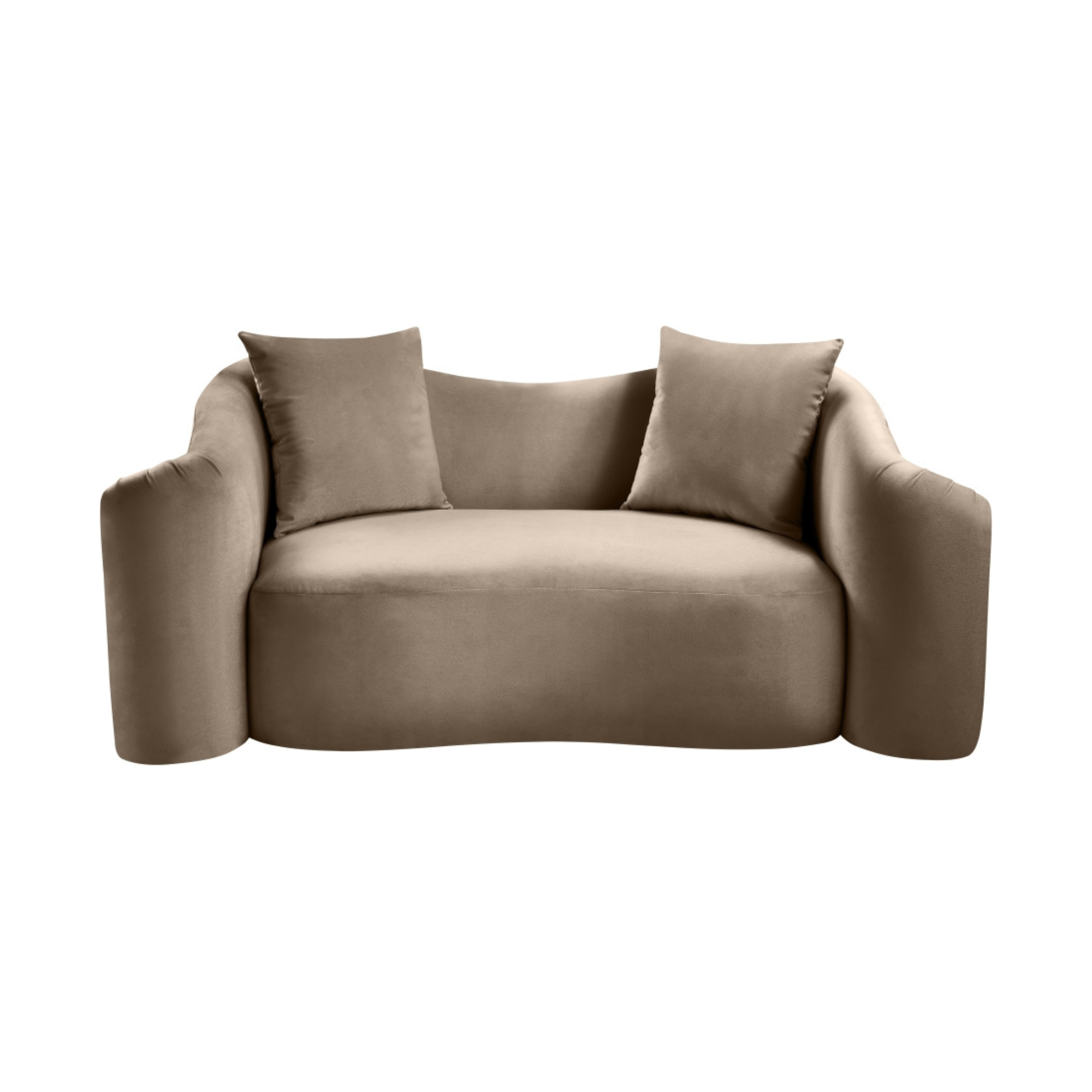 Daston Velvet Loveseat
