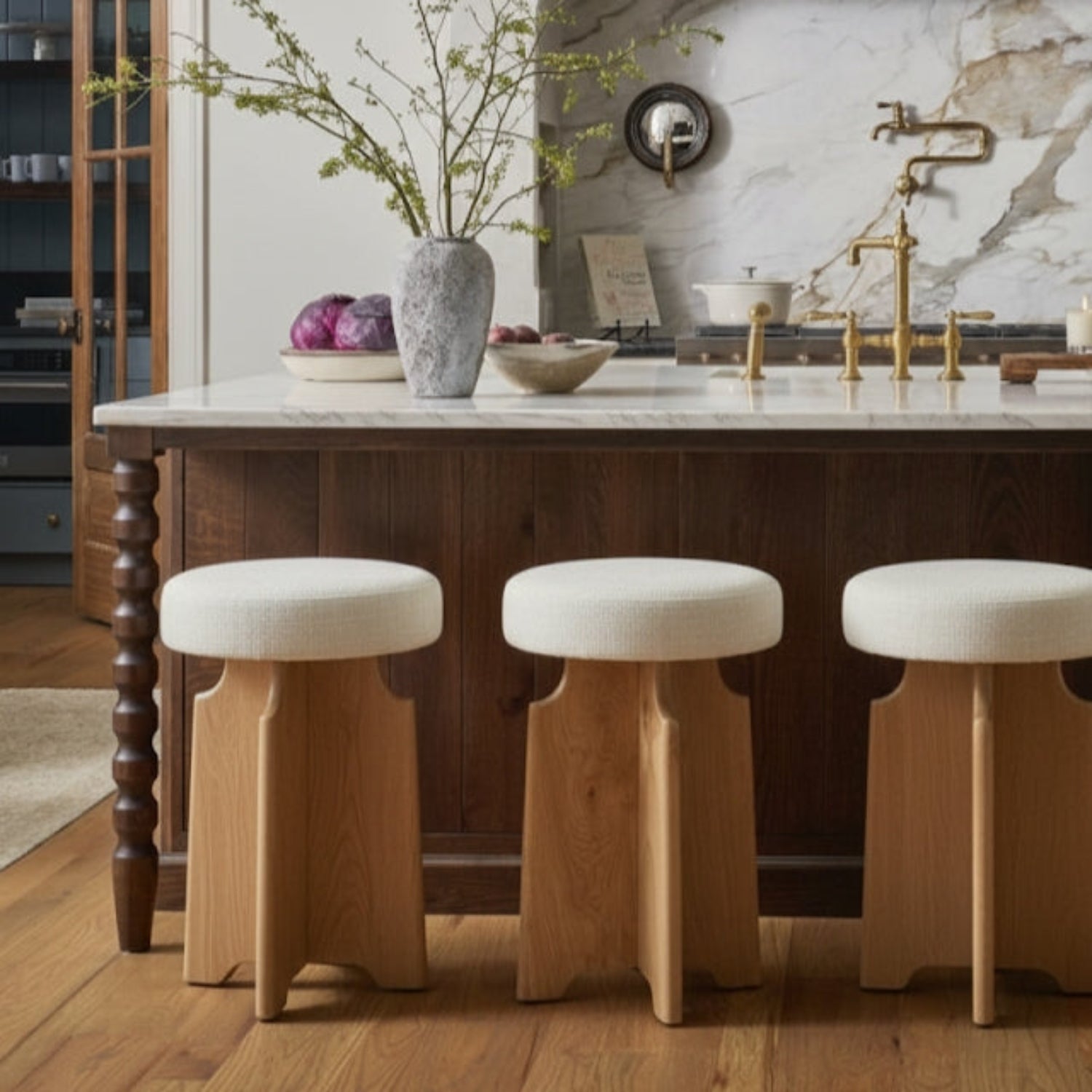 Asher Boucle Counter Stool - StyleMeGHD - Bar + Counter Stools