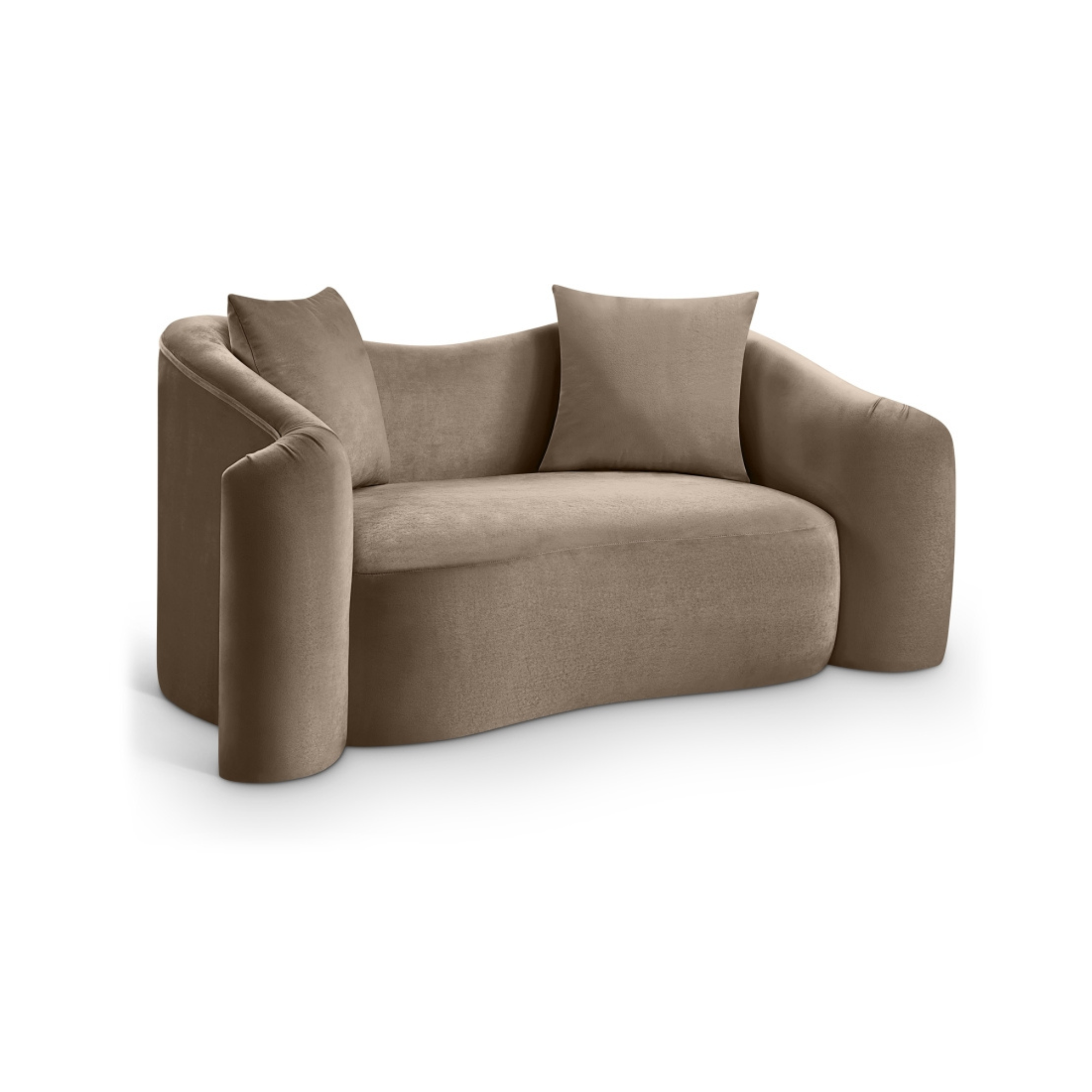 Daston Velvet Loveseat