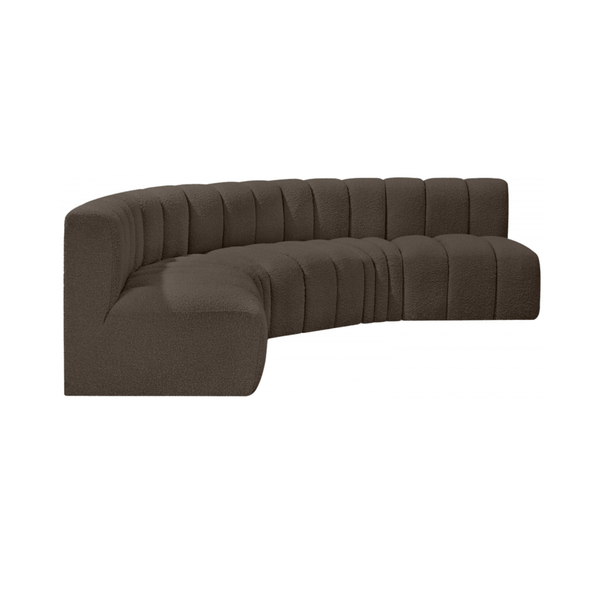 Arcelle Boucle 5pc Modular Sectional
