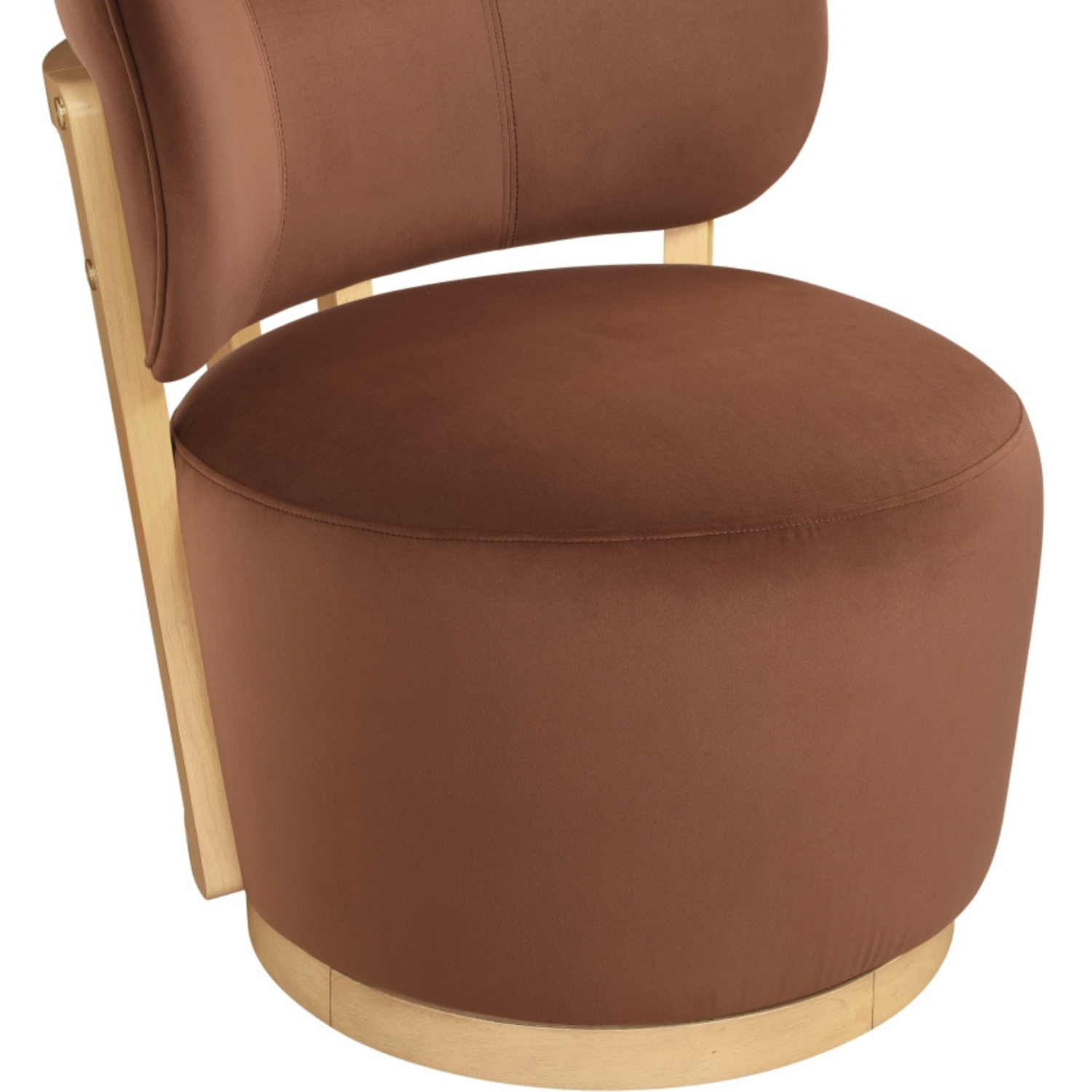 Velara Velvet Swivel Chair