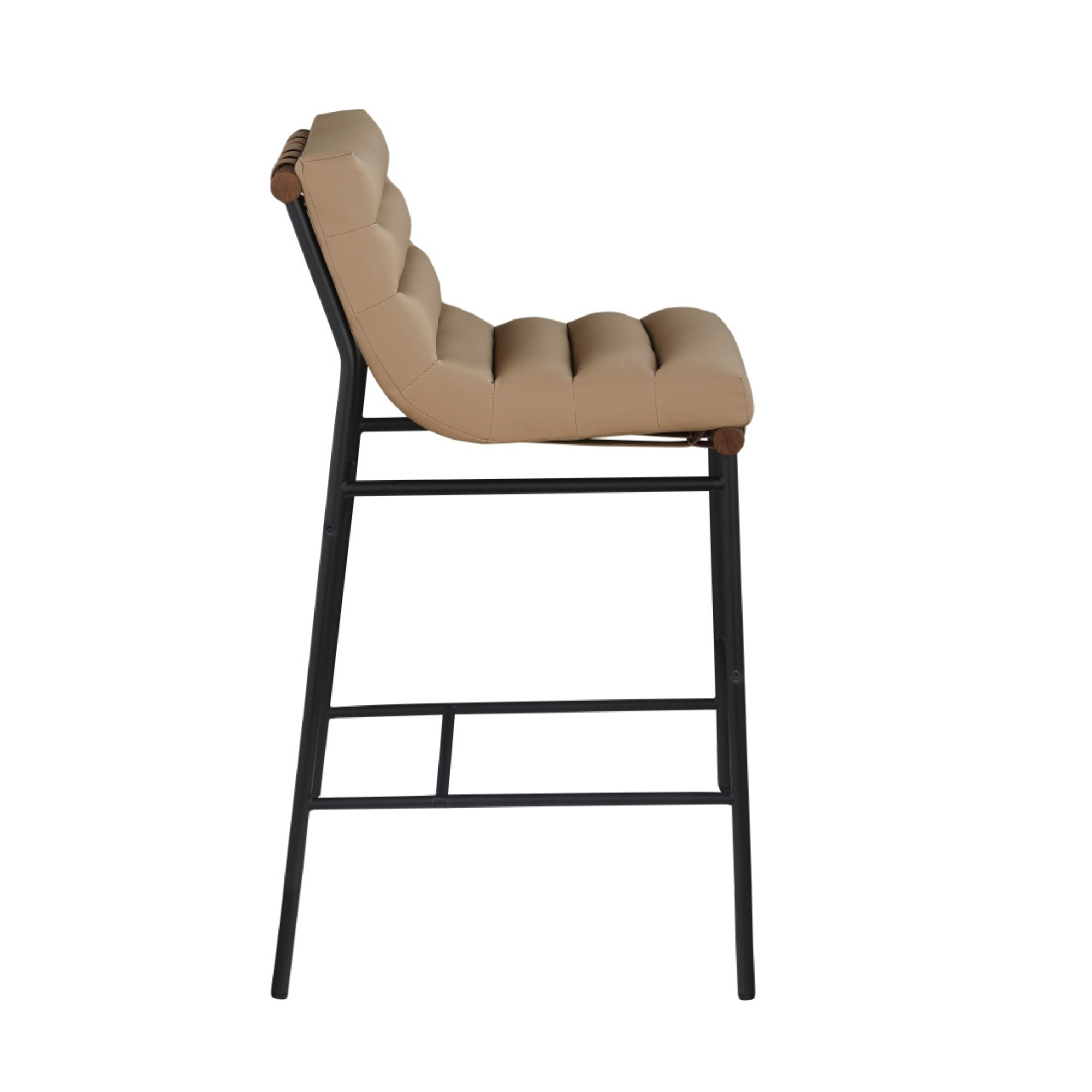 Rhea Leather Bar Stool-Bar + Counter Stools-StyleMeGHD