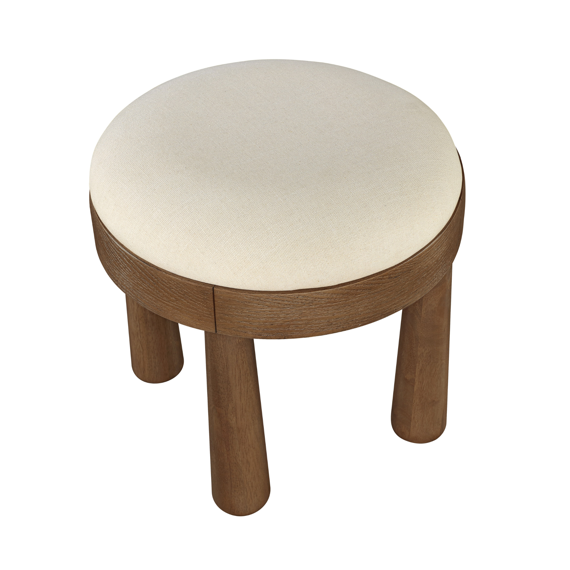 Elvyn Fabric Ottoman-Ottomans, Benches + Poufs-StyleMeGHD