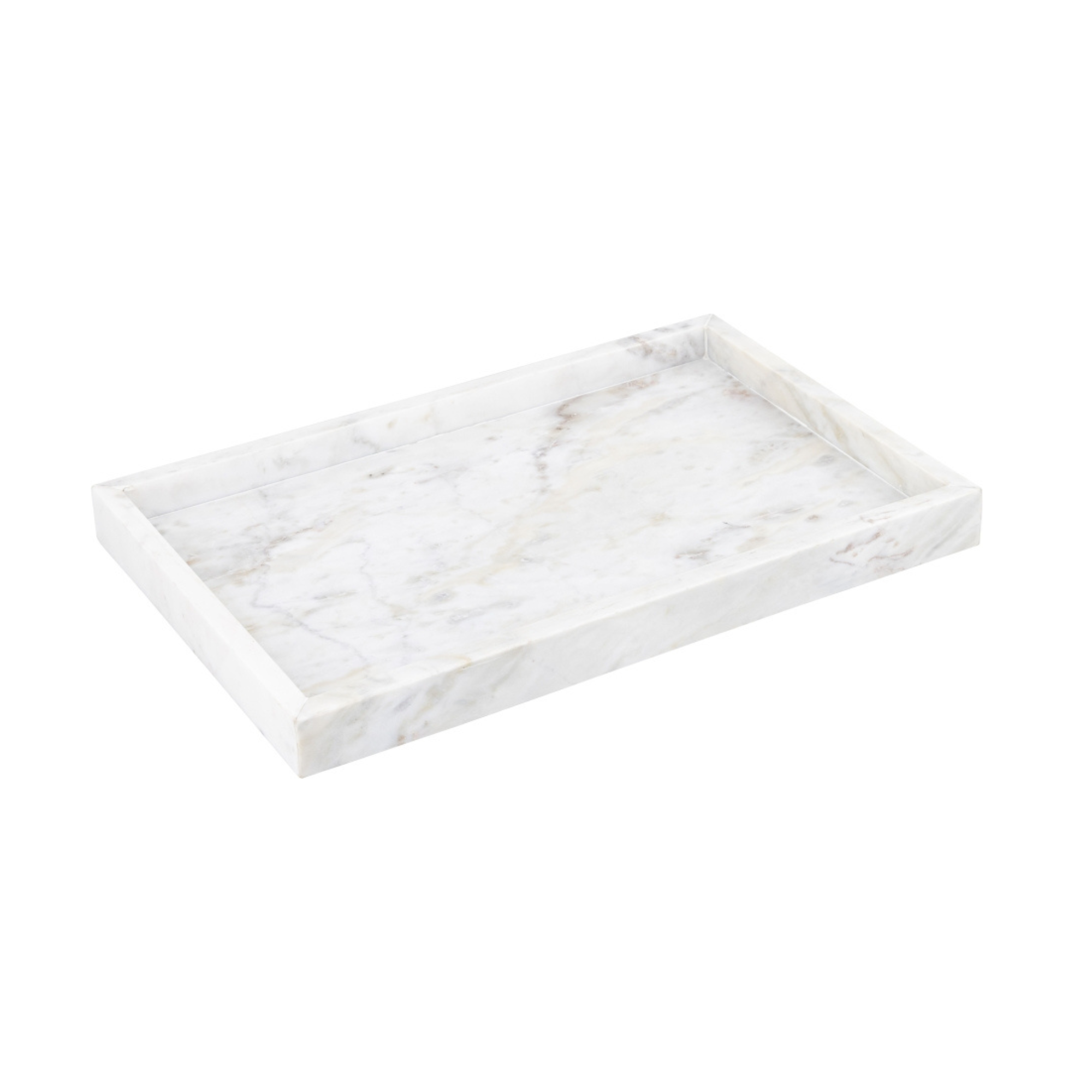 Elluna Marble Tray-Trays + Boxes-StyleMeGHD