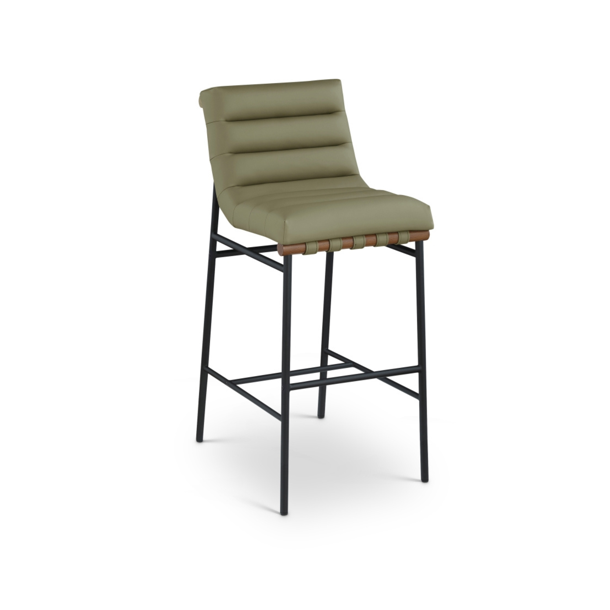Rhea Leather Bar Stool-Bar + Counter Stools-StyleMeGHD