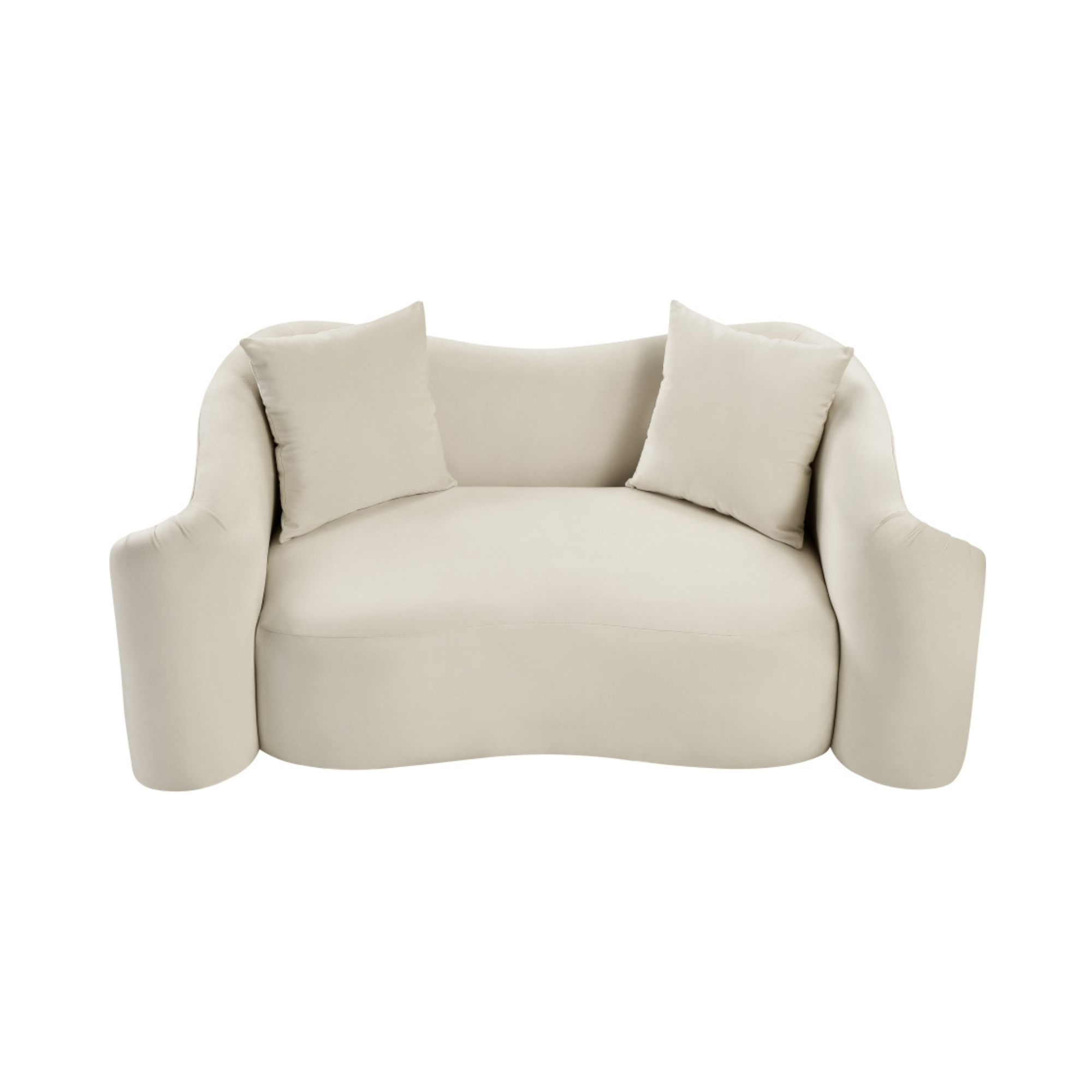 Daston Velvet Loveseat