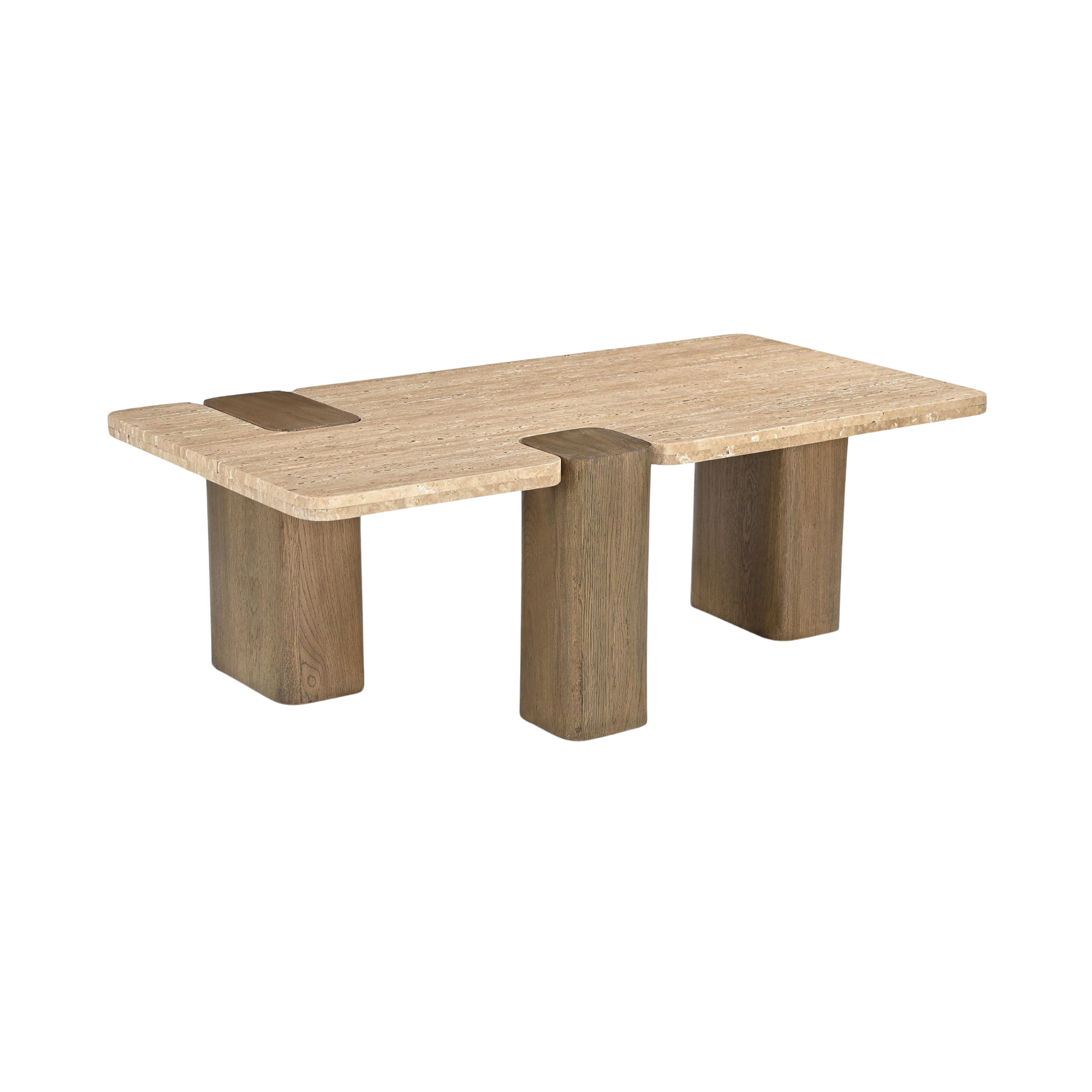Mirea Travertine Coffee Table