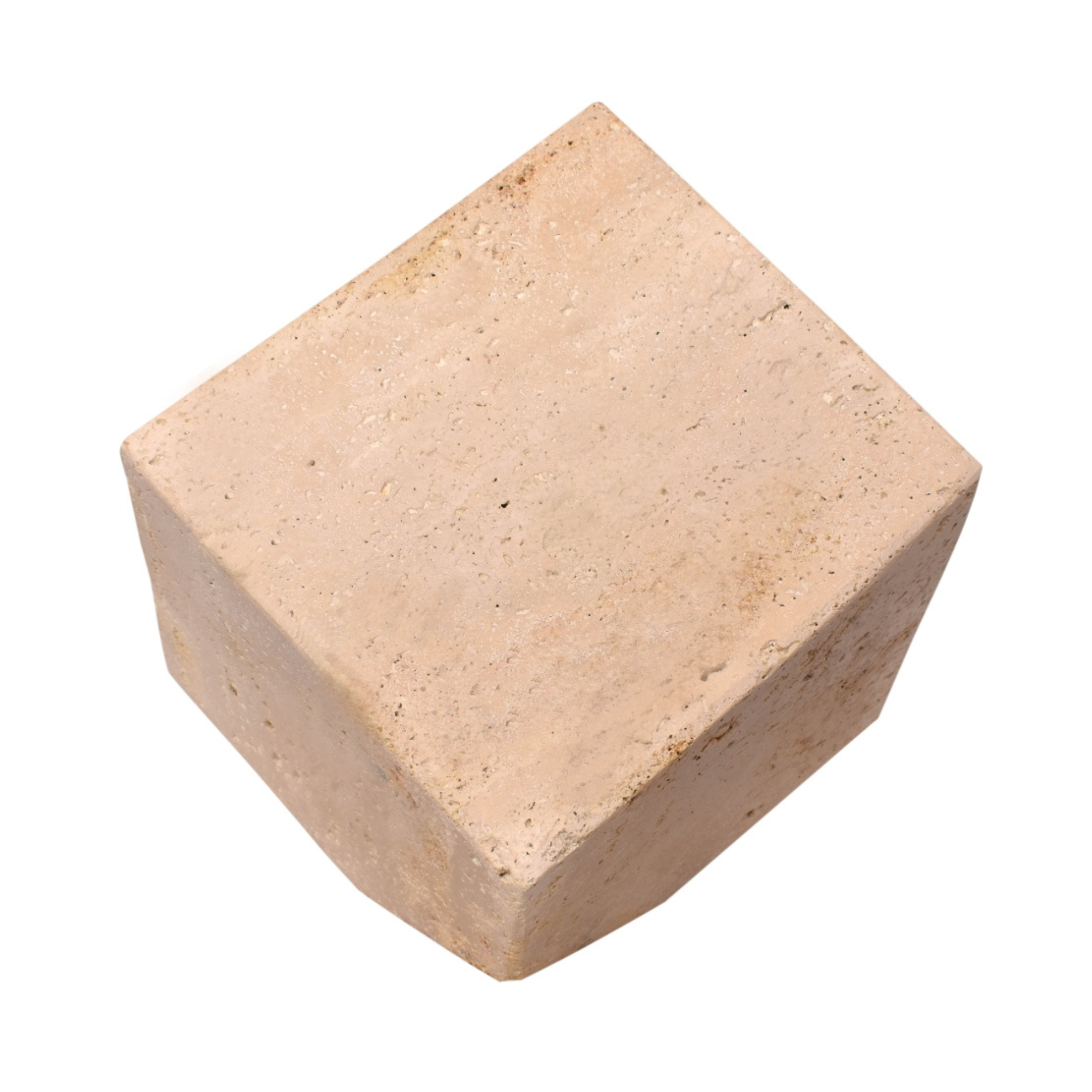 Bronn Travertine Cube