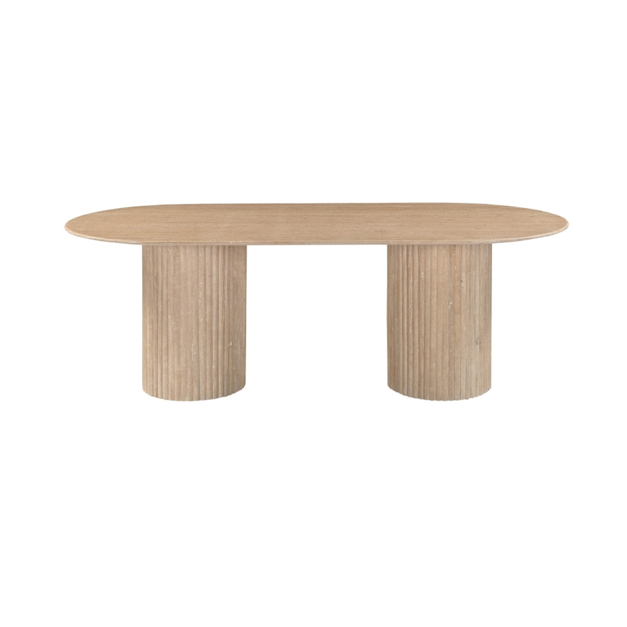 Ornna Travertine Dining Table