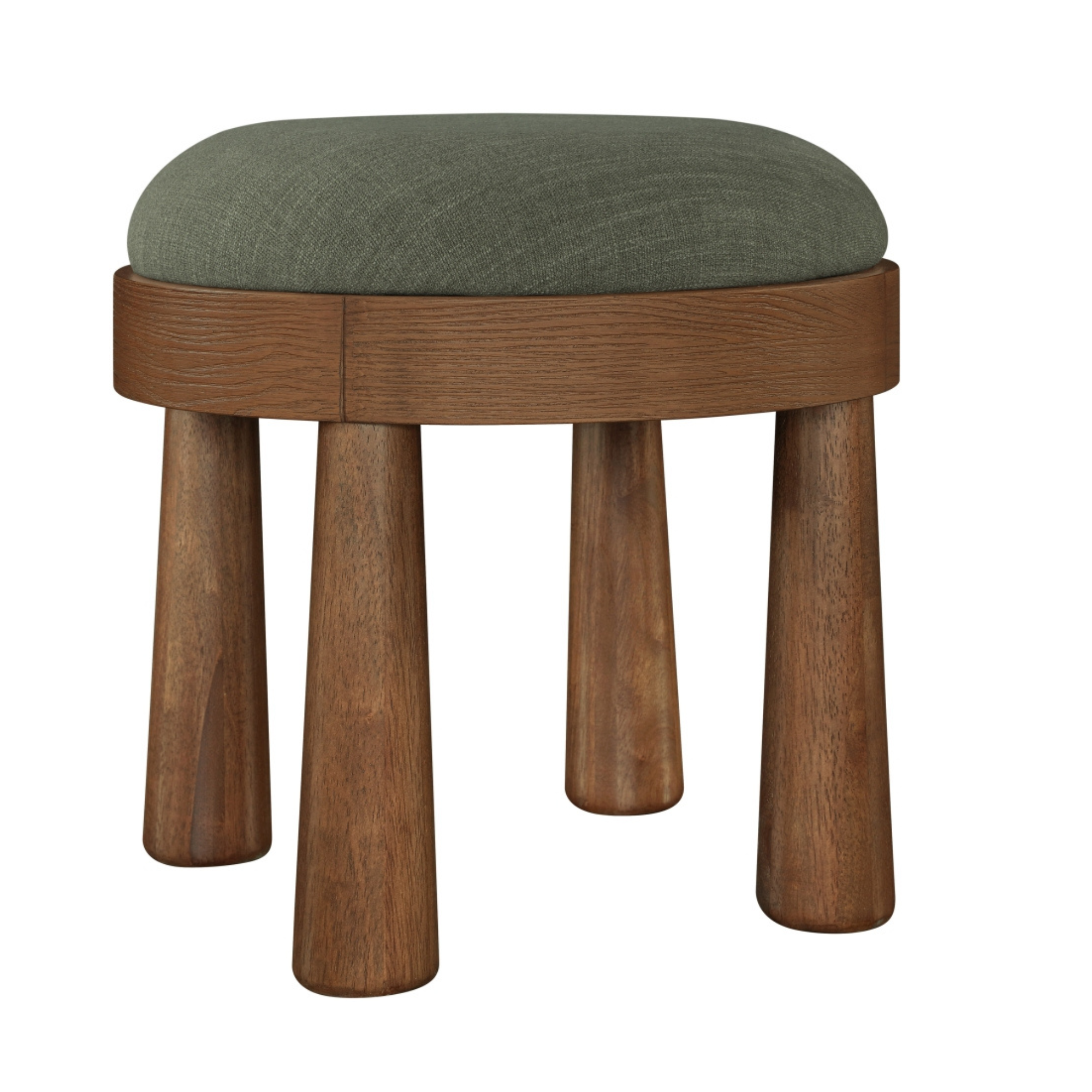 Elvyn Fabric Ottoman-Ottomans, Benches + Poufs-StyleMeGHD