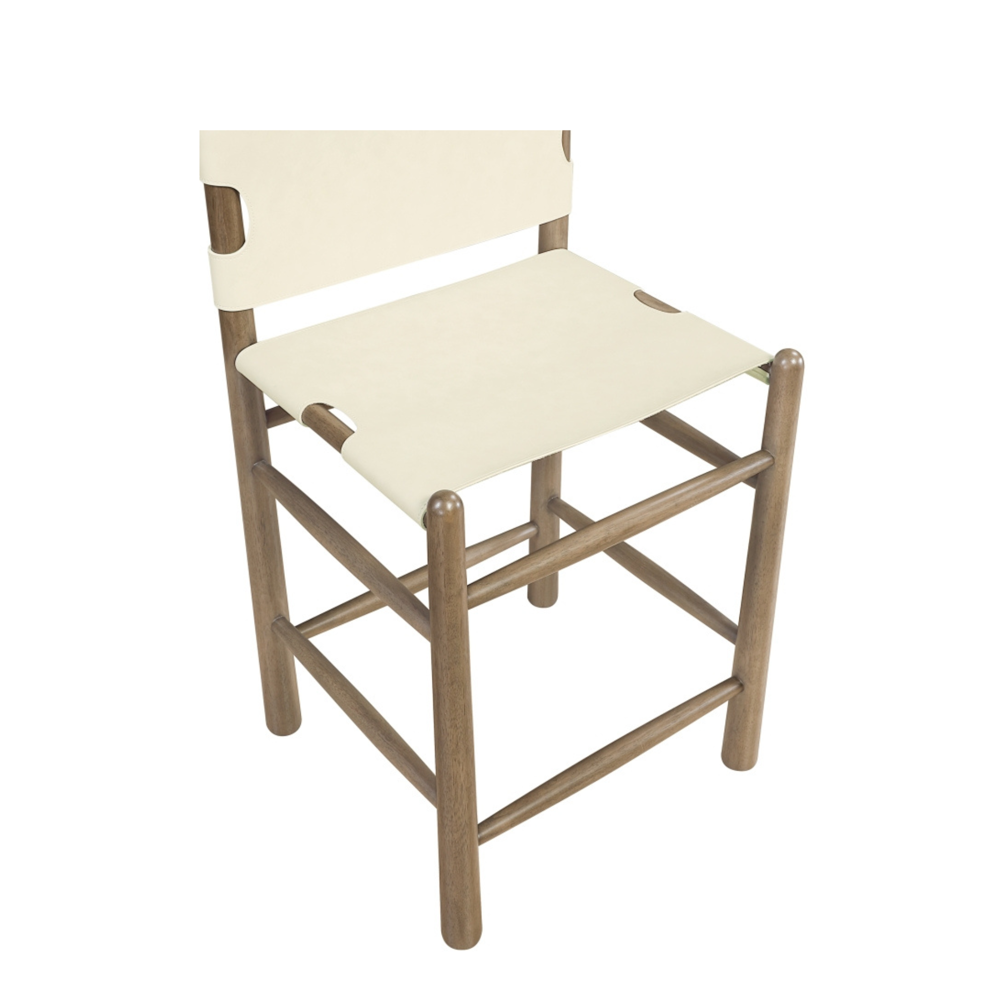 Alma Leather Counter Stool