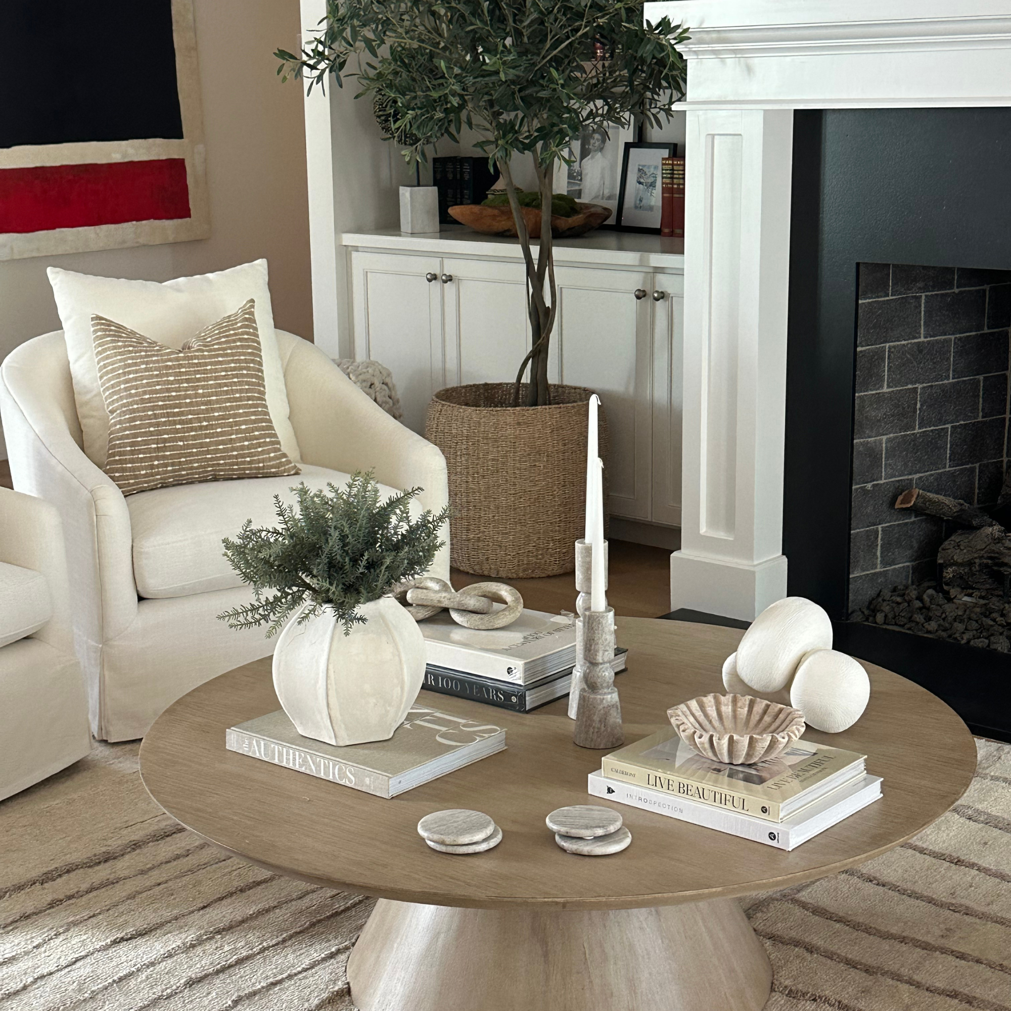 Lauren Linen Swivel Chair