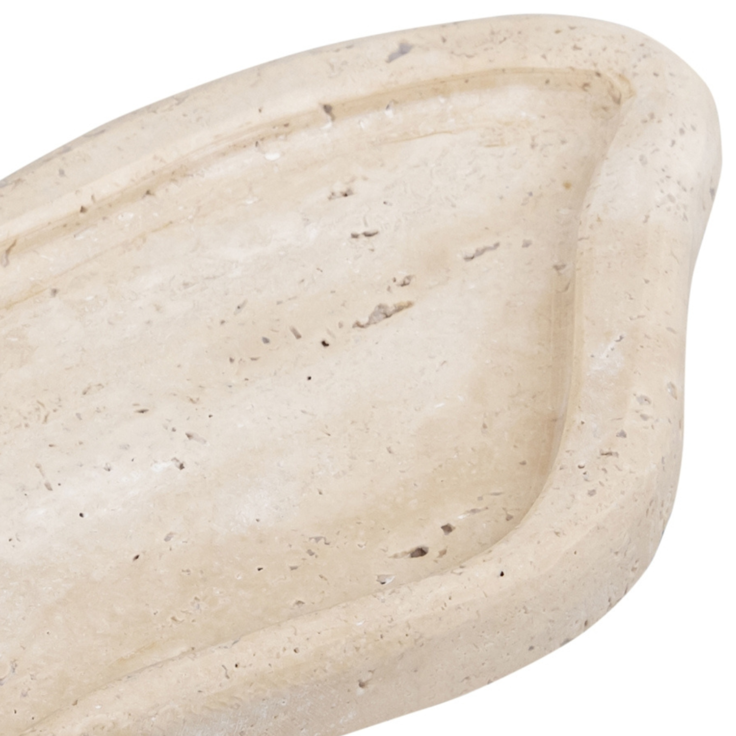 Rarea Travertine Tray-Trays + Boxes-StyleMeGHD