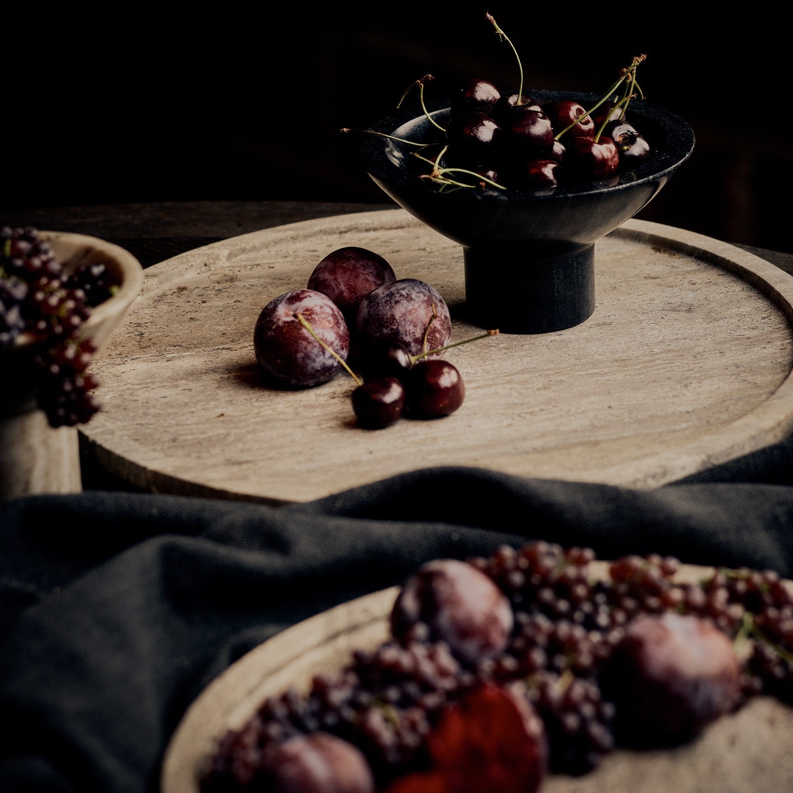 Sutten Round Marble Tray Set - StyleMeGHD - Trays + Boxes