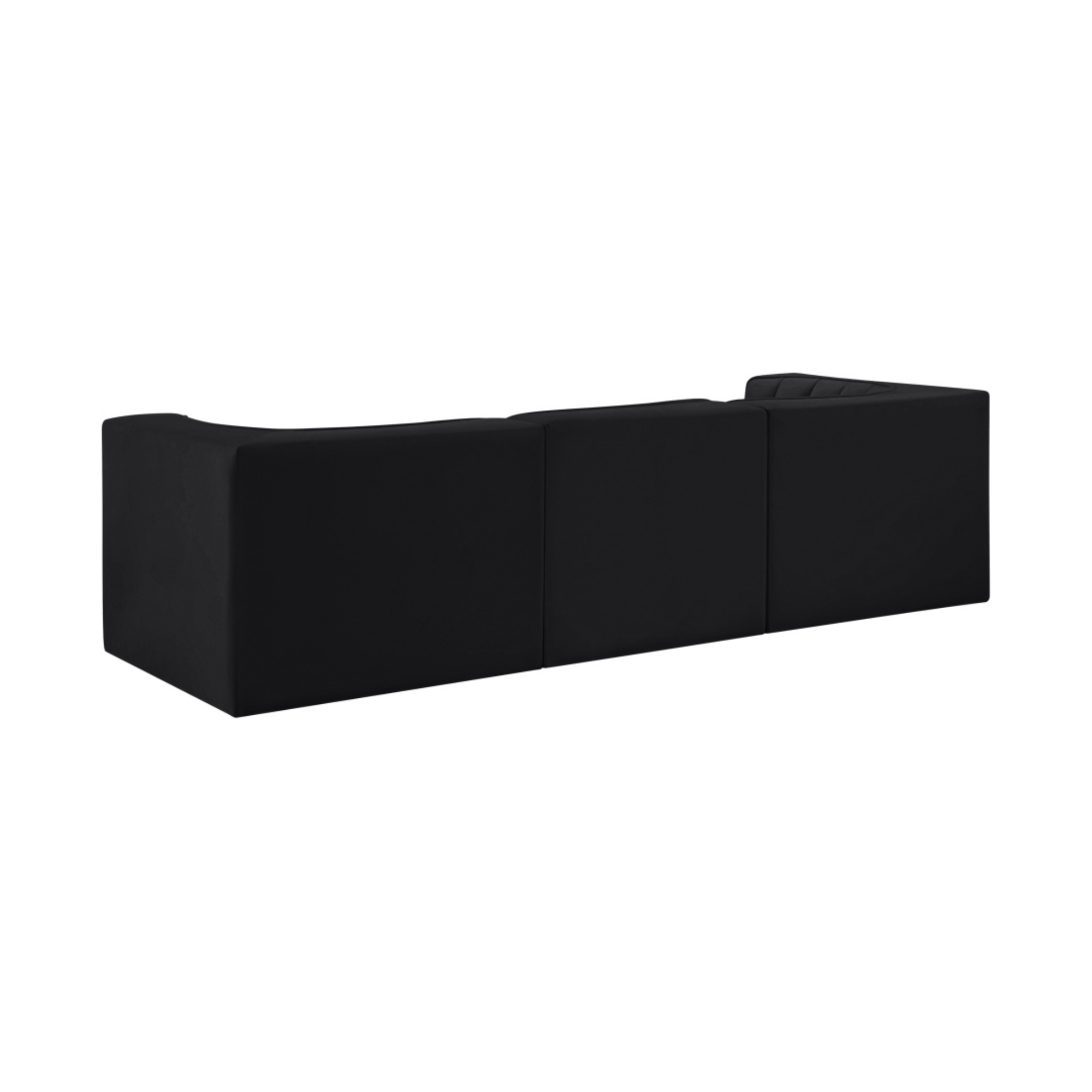 Rumina Velvet 3pc Modular Sofa
