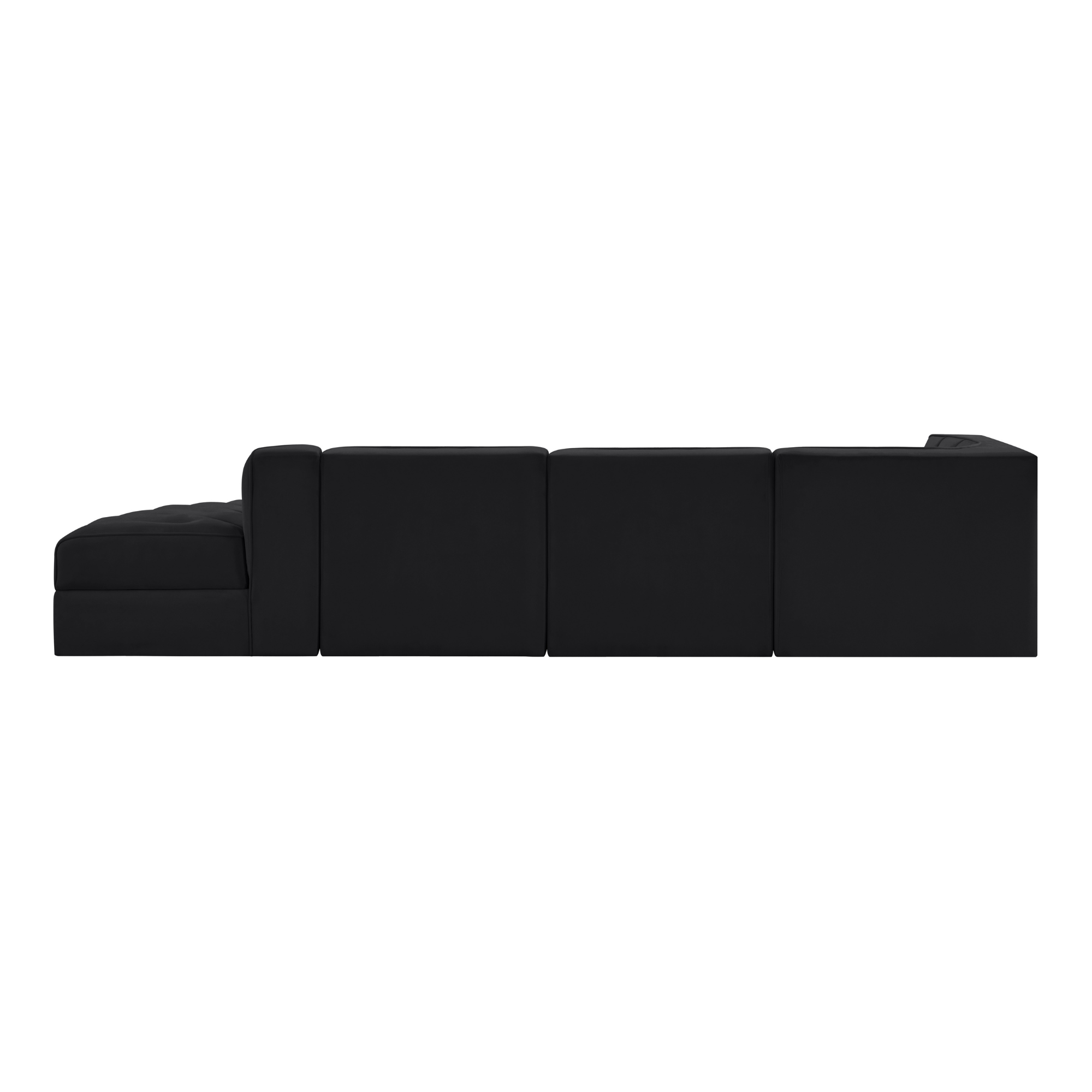 Rummia Velvet 3pc Modular Sofa