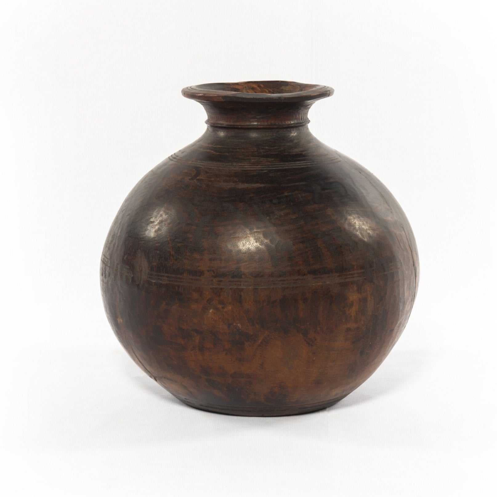 Found Wooden Jar
