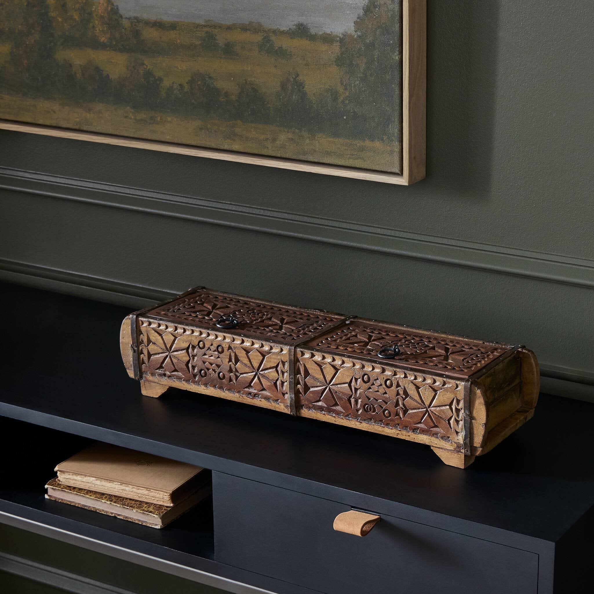 Found Carved Box
