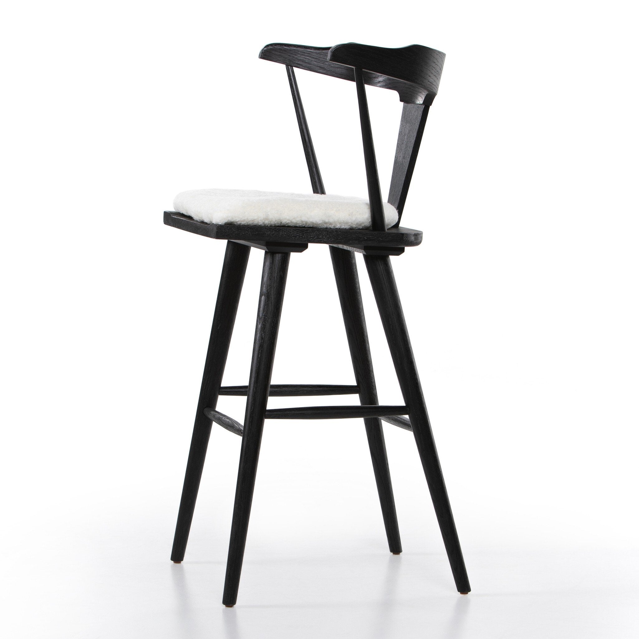 Rory Bar + Counter Stool - Black Oak