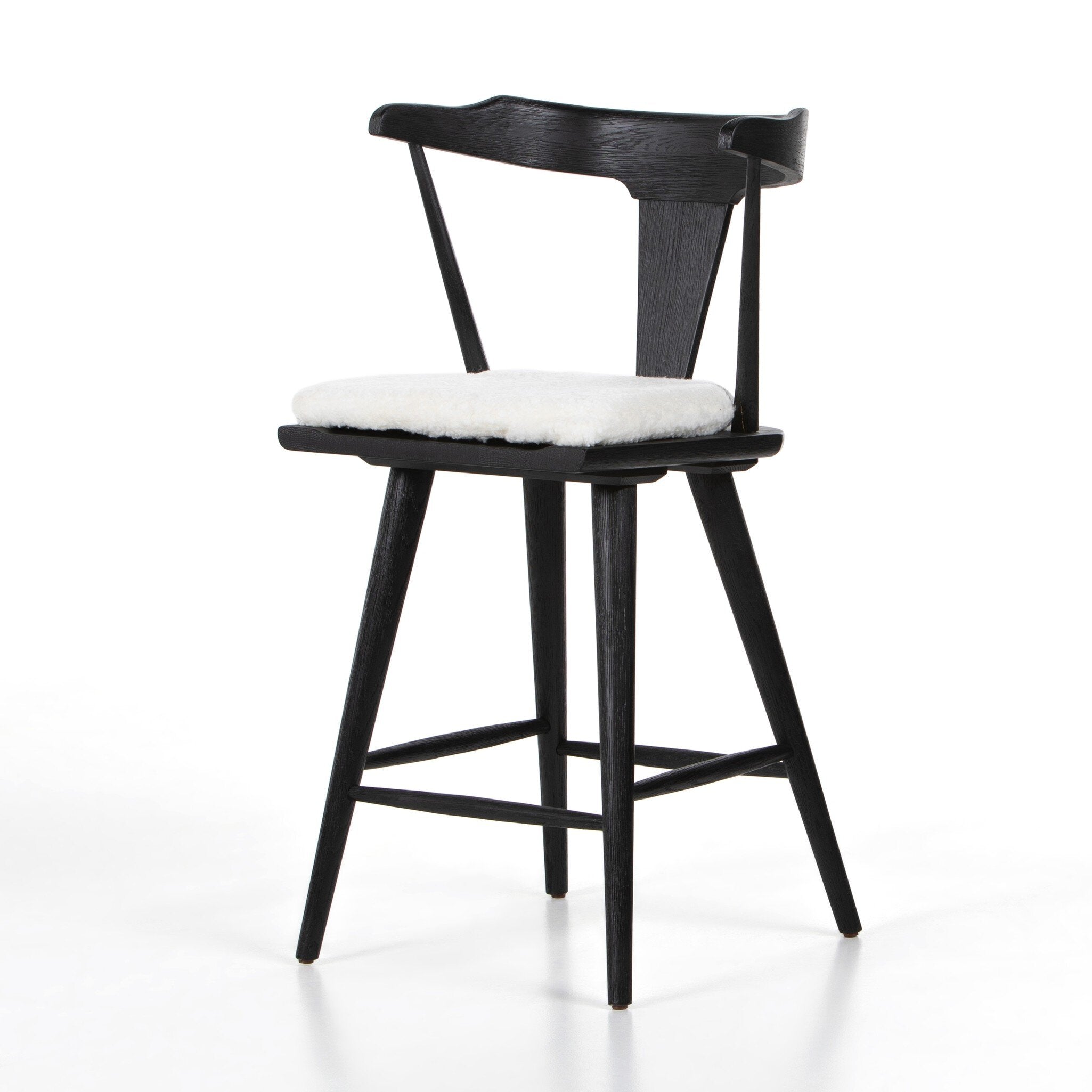 Rory Bar + Counter Stool - Black Oak